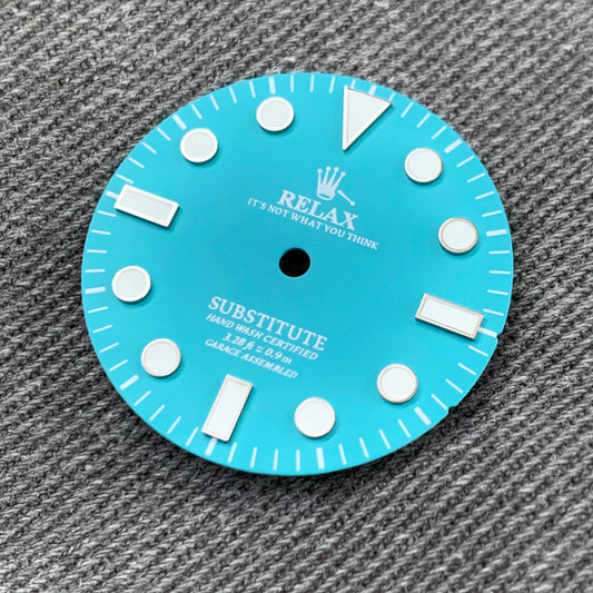 Dial Maker - Sky Blue and White (No Date) Relax Dial