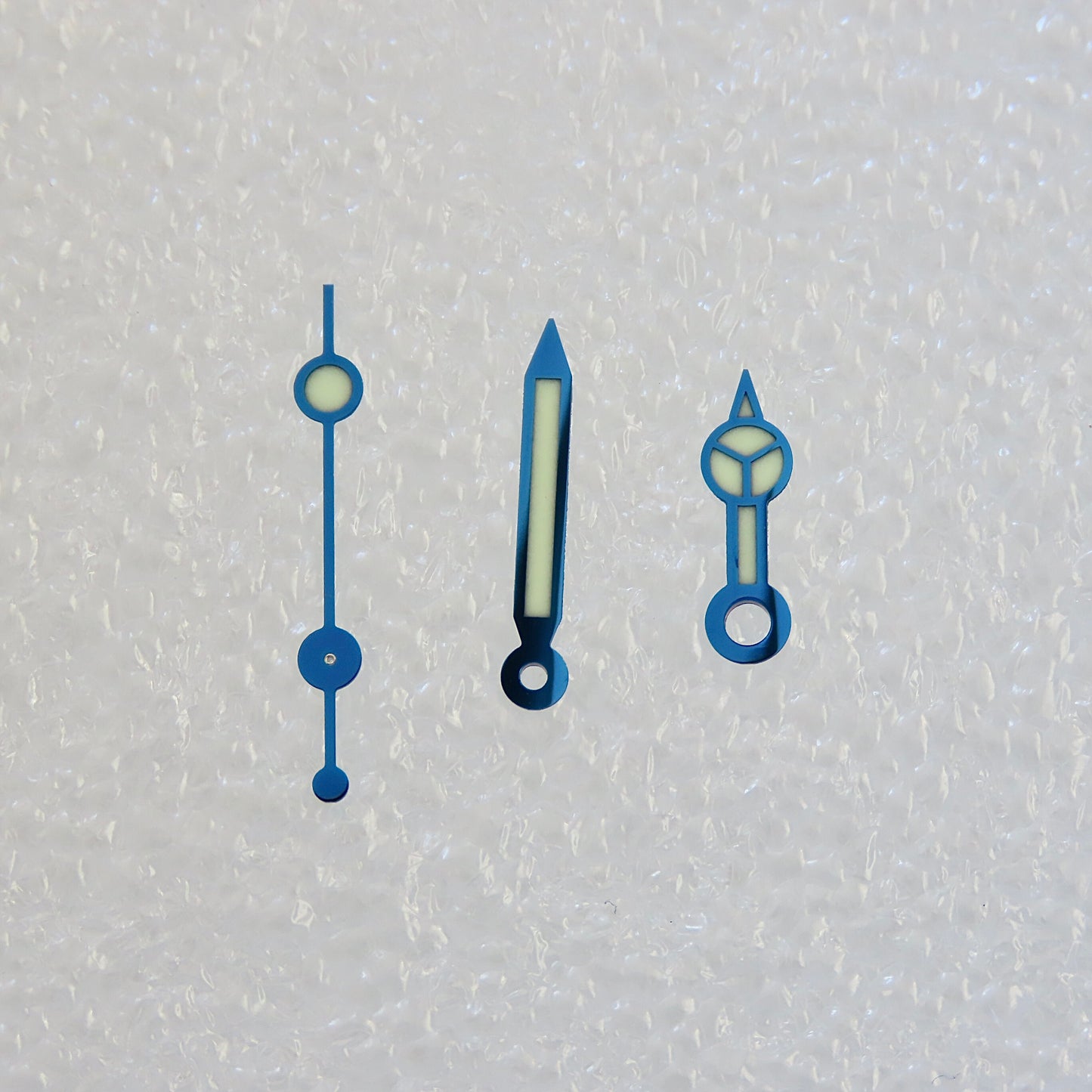 Dial Maker - Metallic Blue Mercedes Hands for Seiko Mods