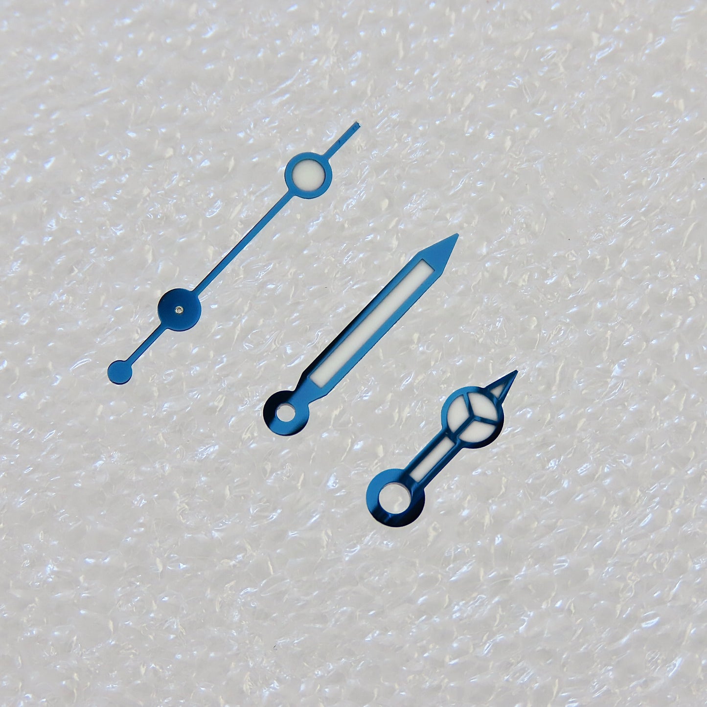 Dial Maker - Metallic Blue Mercedes Hands for Seiko Mods