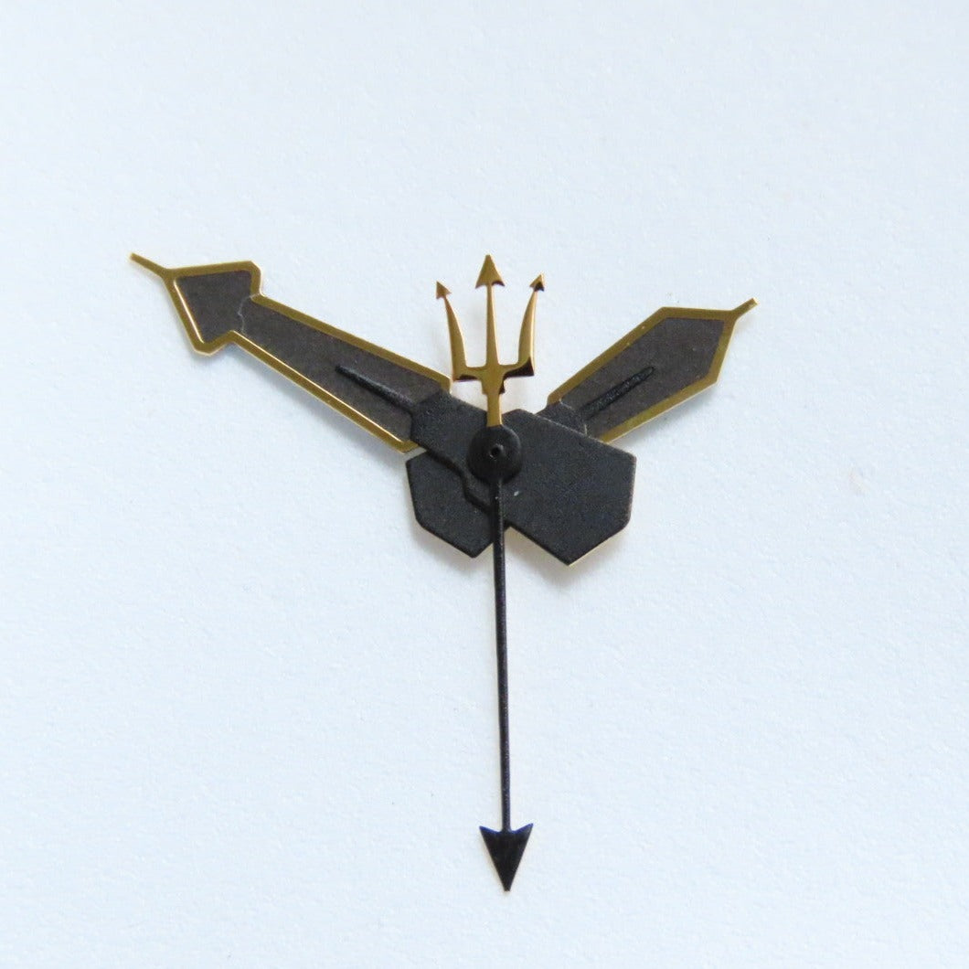 Dial Maker - Blackout Arrow and Trident Hands for Seiko Mods