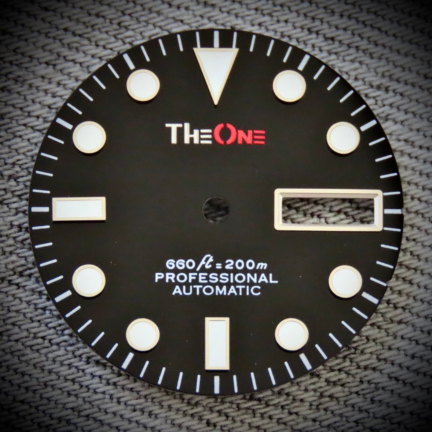 Dial maker - Black Enamel Dial