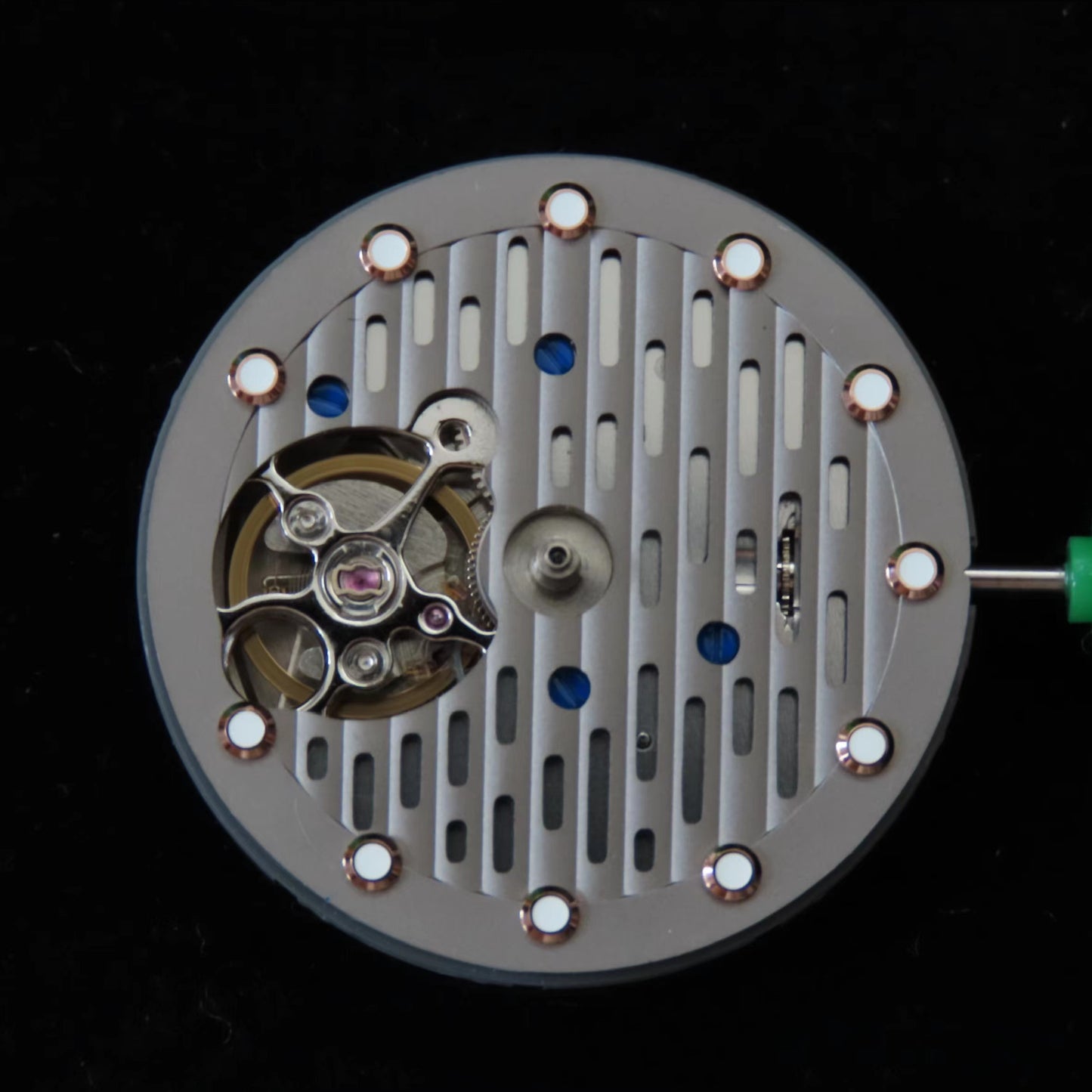 Dial Maker - Skeletonized Dial for NH38 (Grey color)