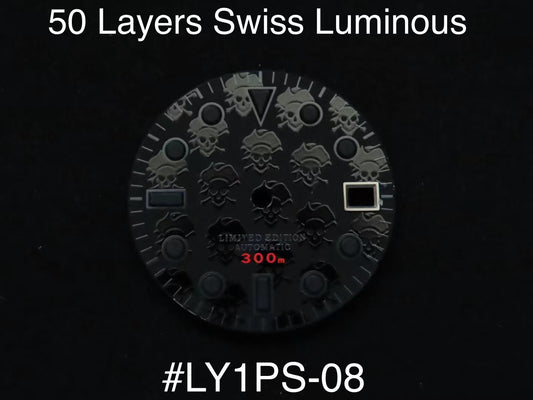 Dial maker - 50 layers lume dial - Pirate dial