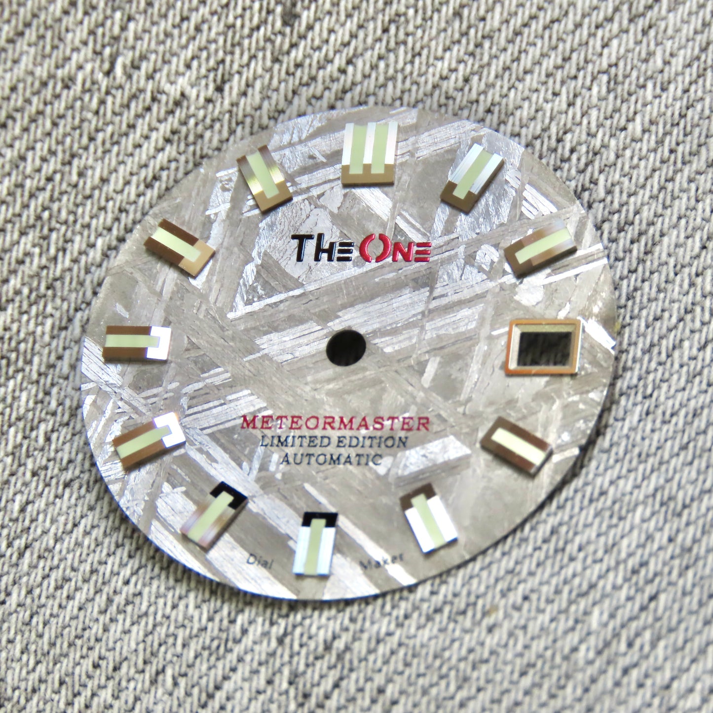 Dial Maker - Grey/Natural Meteorite Dial