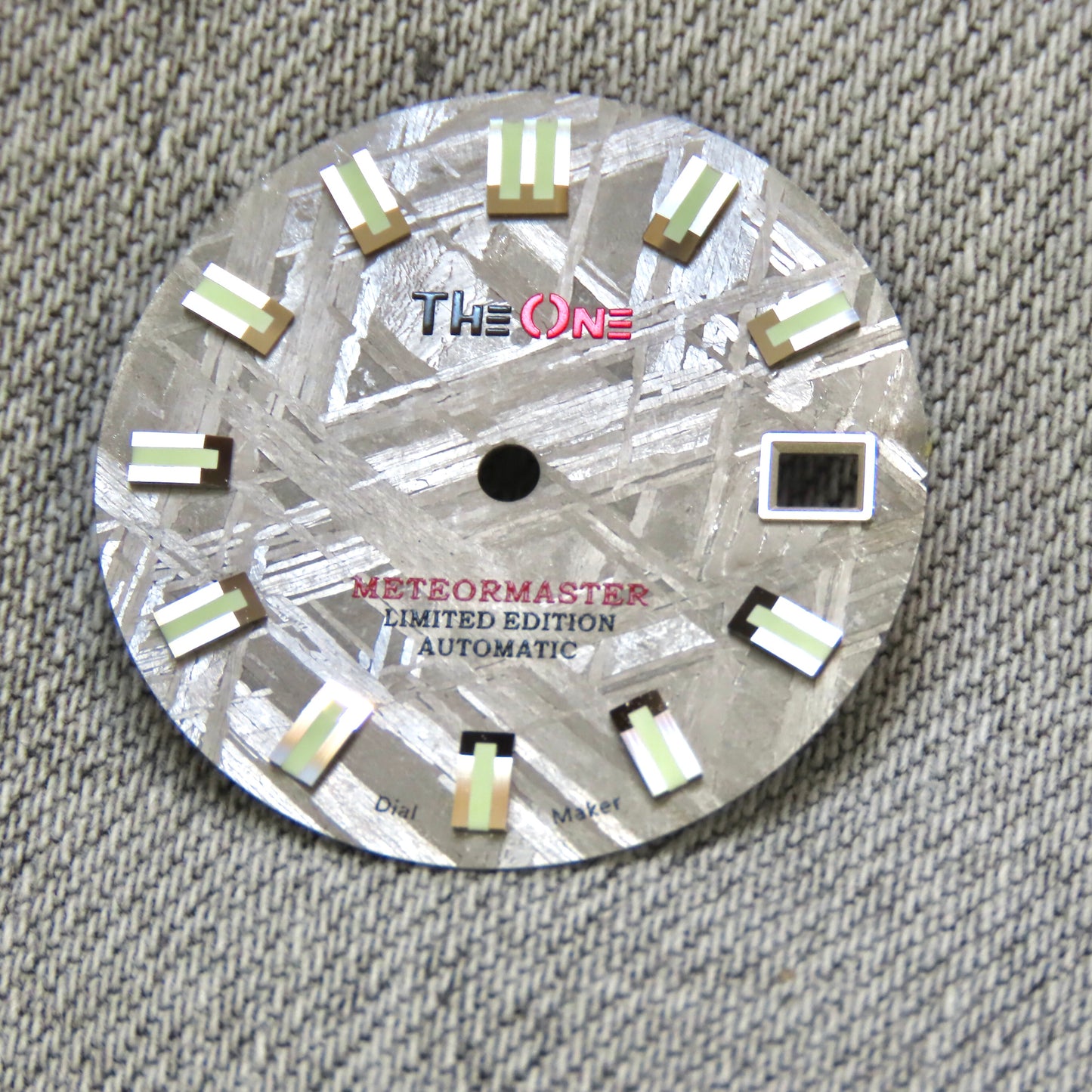 Dial Maker - Grey/Natural Meteorite Dial