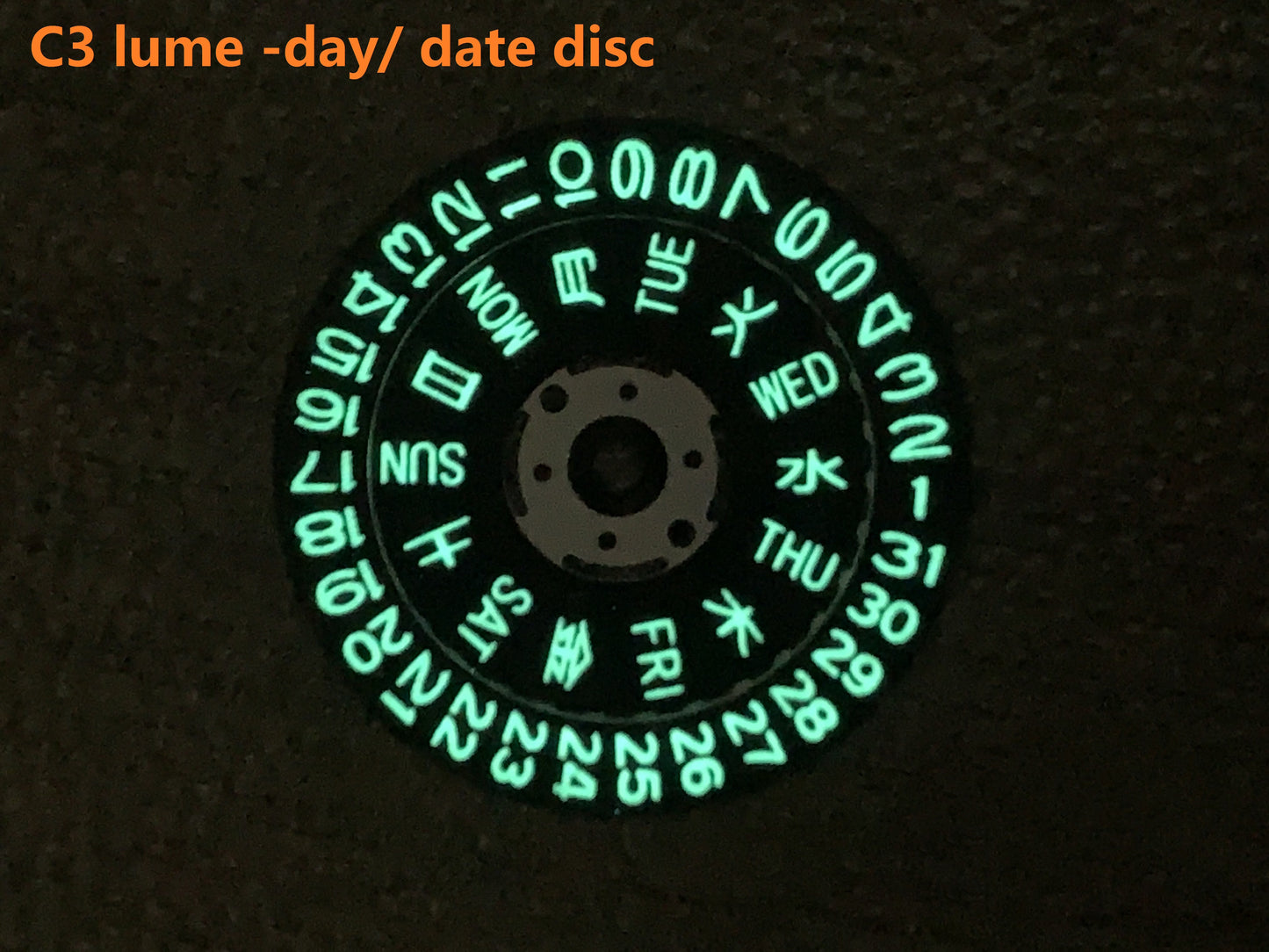 Dial maker - NH35/36A Day/ Date Wheel Disc