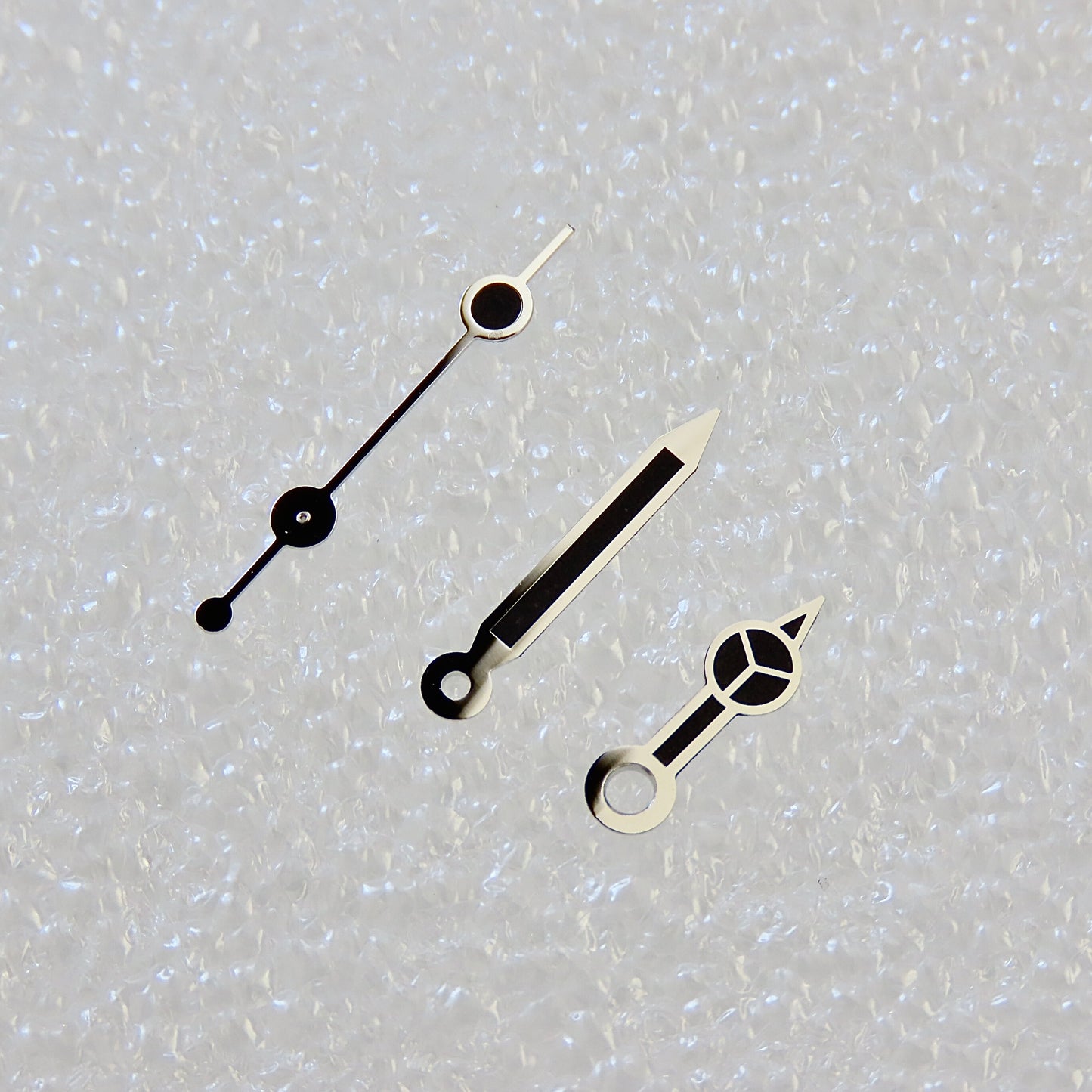 Dial Maker - Gold/Black Lume Mercedes Hands for Seiko Mods