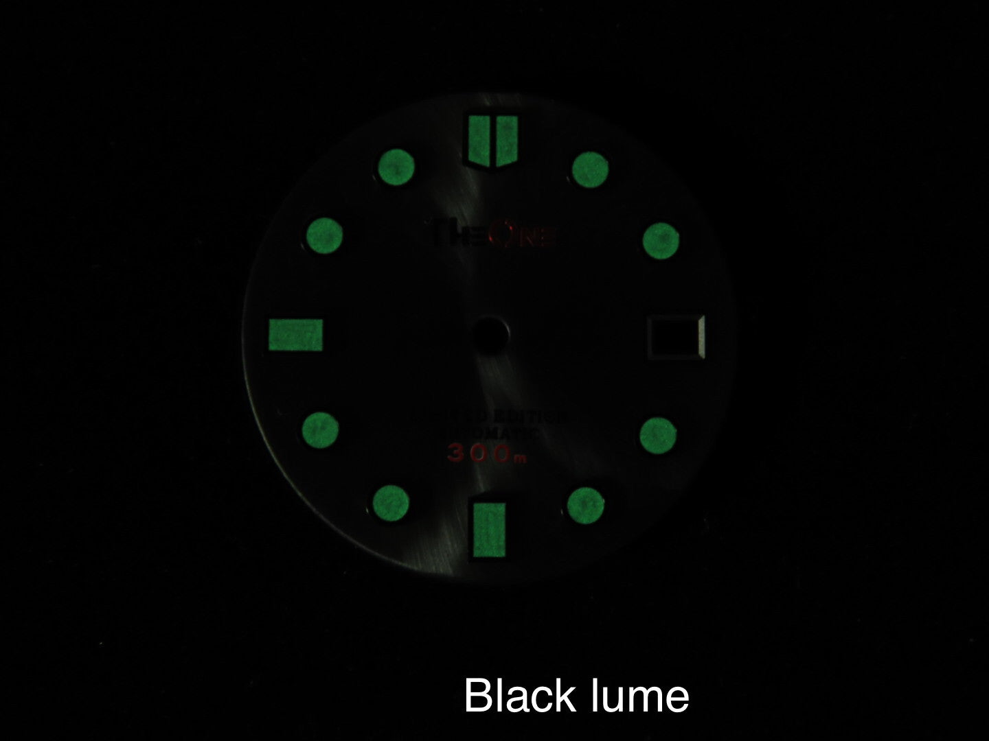 Dial maker - Black Sunburst Dial