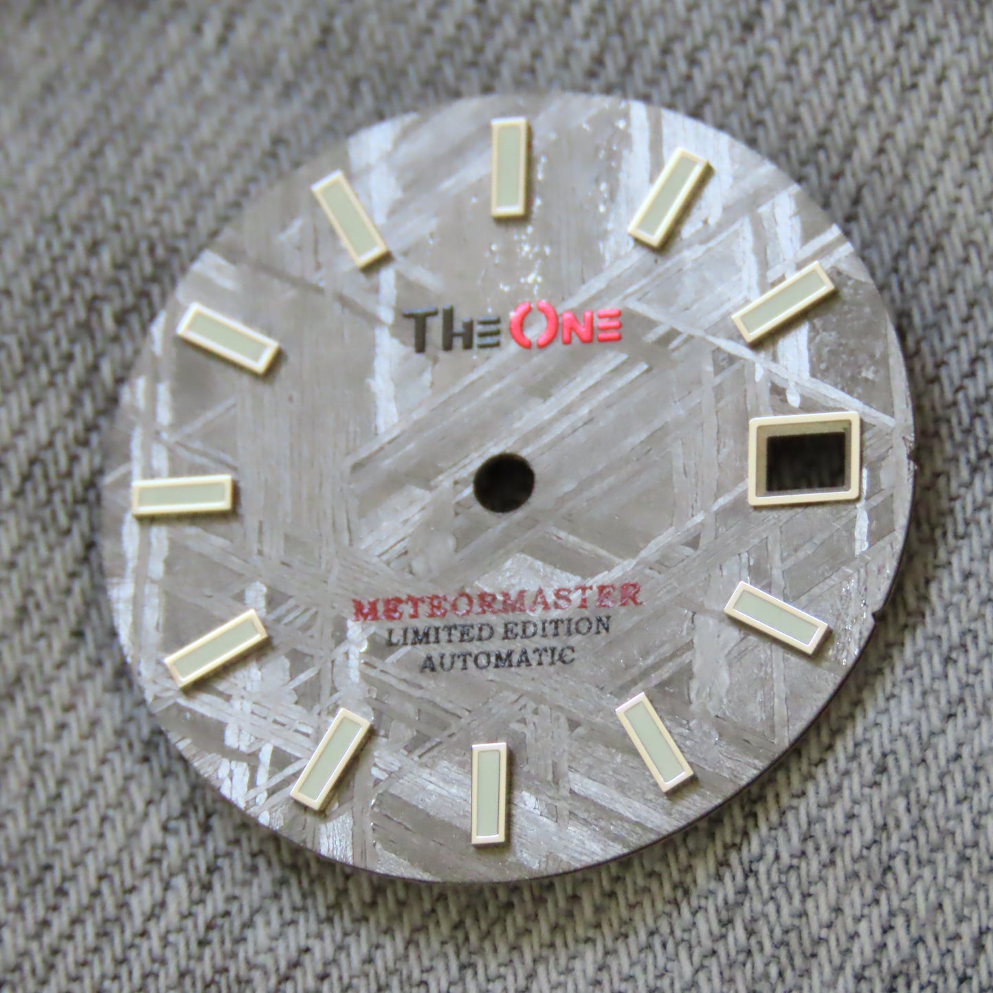 Dial maker - Grey / Natural Meteorite Dial