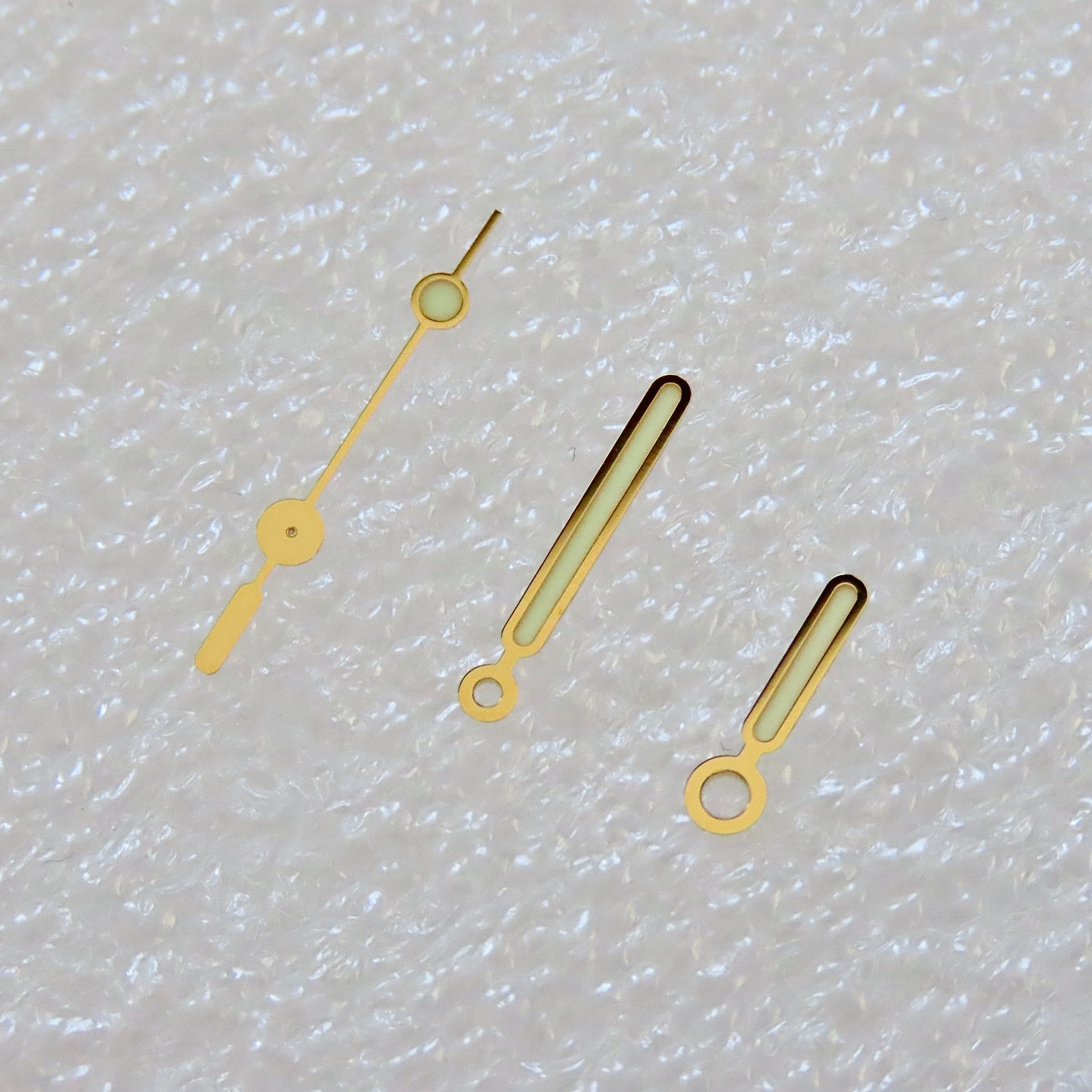 Dial Maker - Yellow Gold Nautilus Style Hands for Seiko Modws