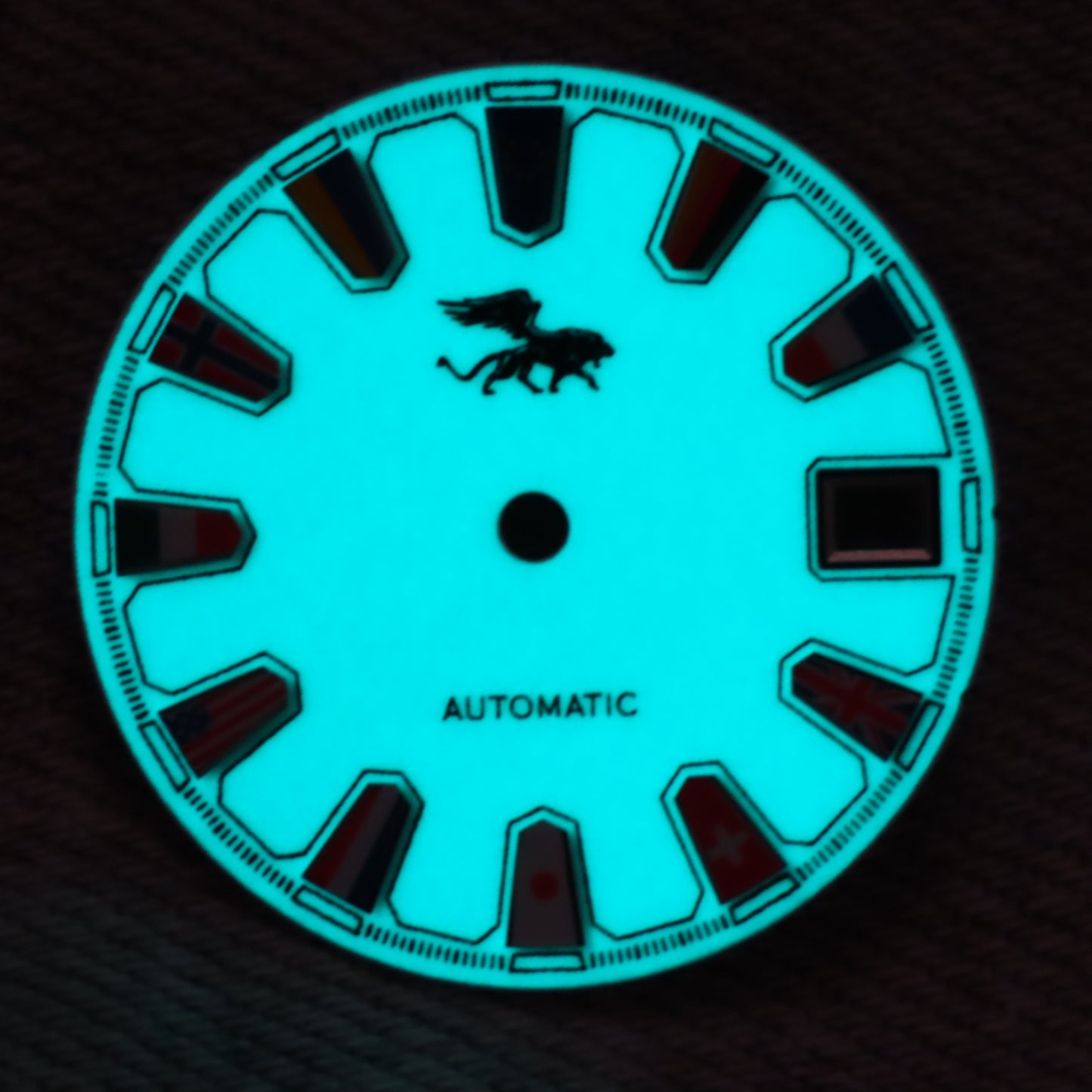Dial Maker - Full lume dial National Flag Collection