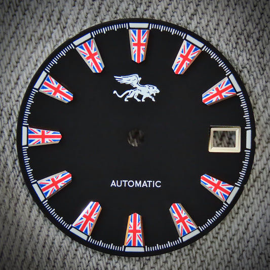 Dial Maker - Matte Black dial National Flag Collection