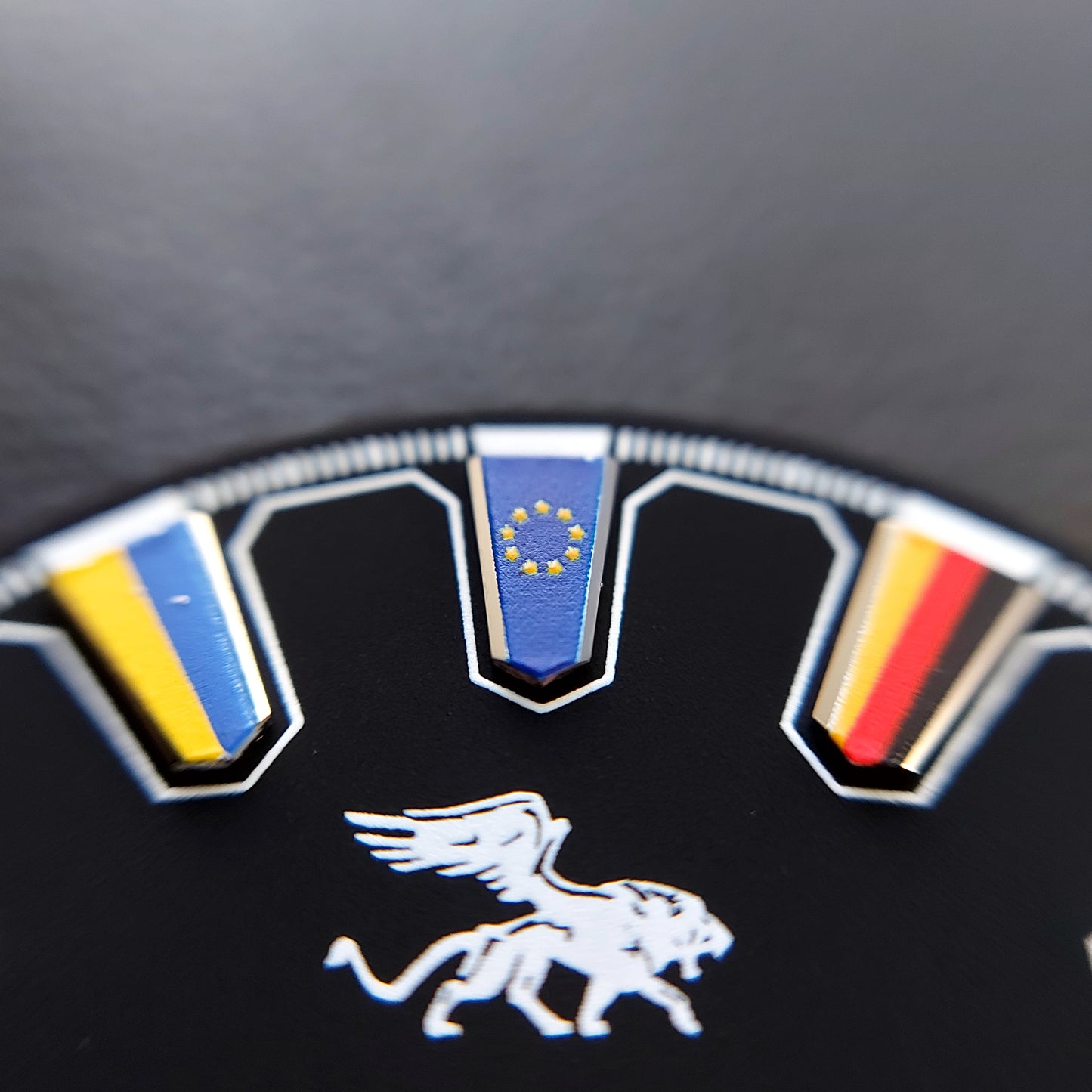 Dial Maker - Matte Black dial National Flag Collection
