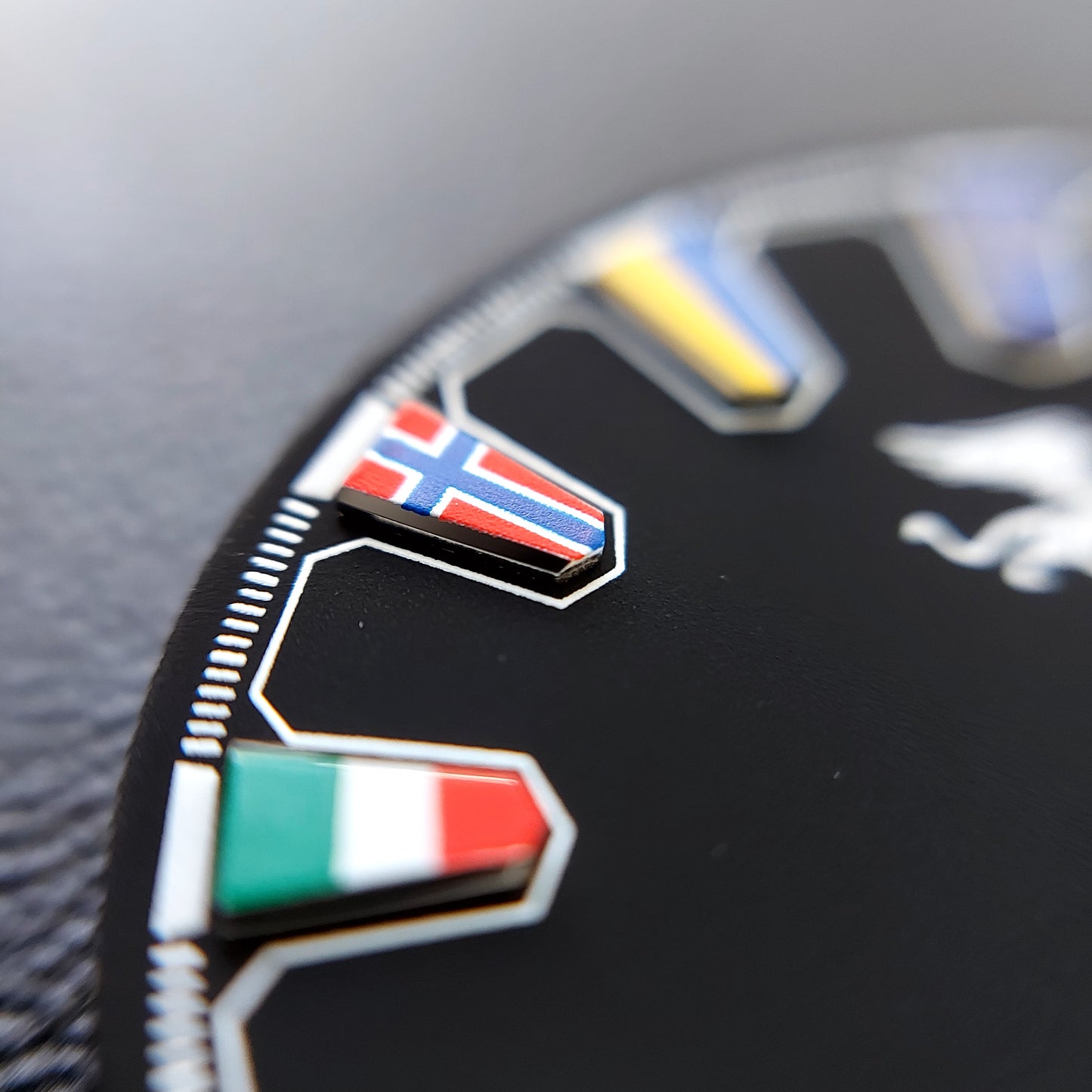 Dial Maker - Matte Black dial National Flag Collection