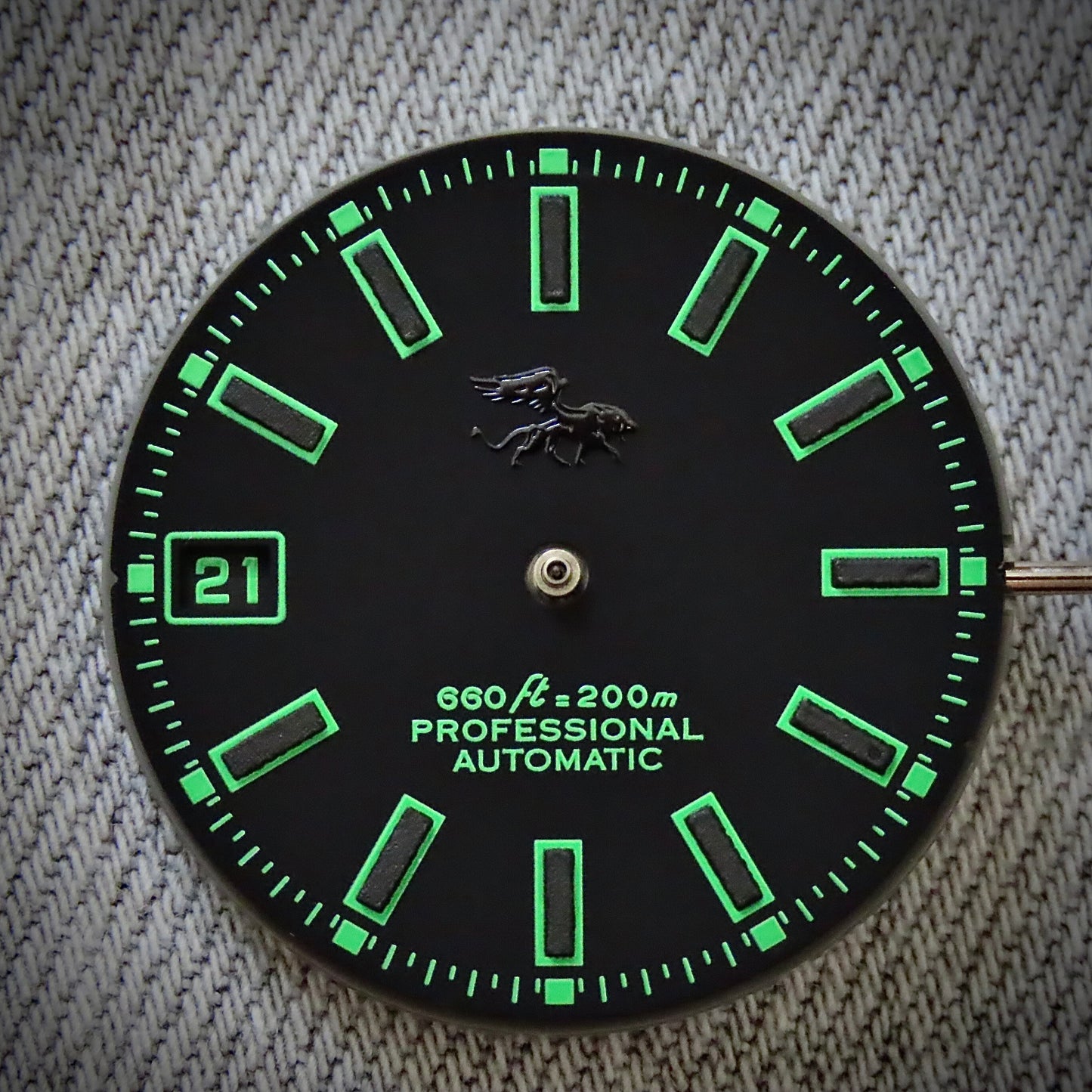 Dial maker - 50 layers lume dial 9 O'clock date window