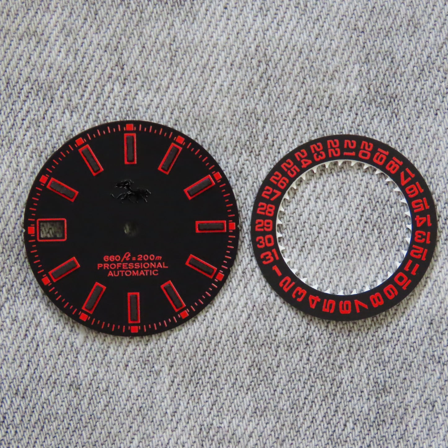 Dial maker - 50 layers lume dial 9 O'clock date window