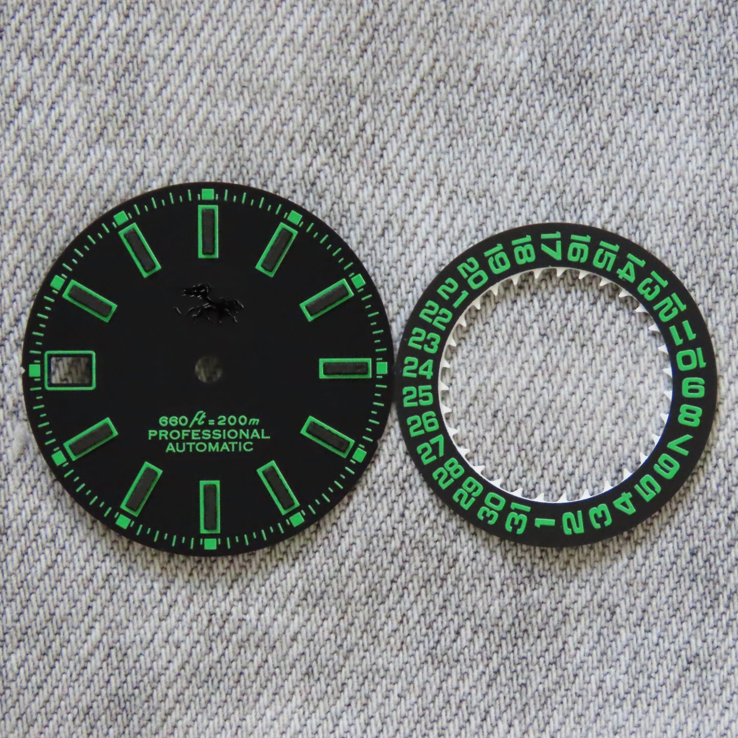Dial maker - 50 layers lume dial 9 O'clock date window