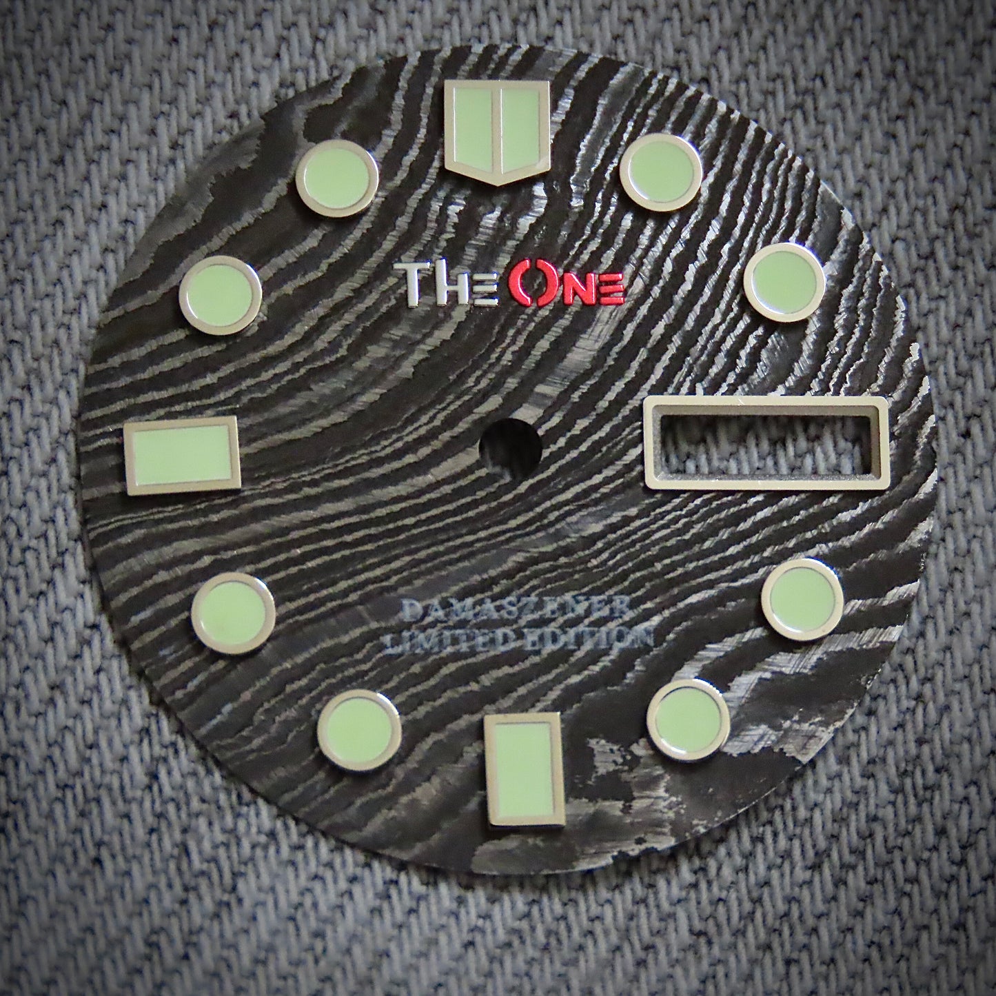 Dial Maker - Dark Damascus Dial