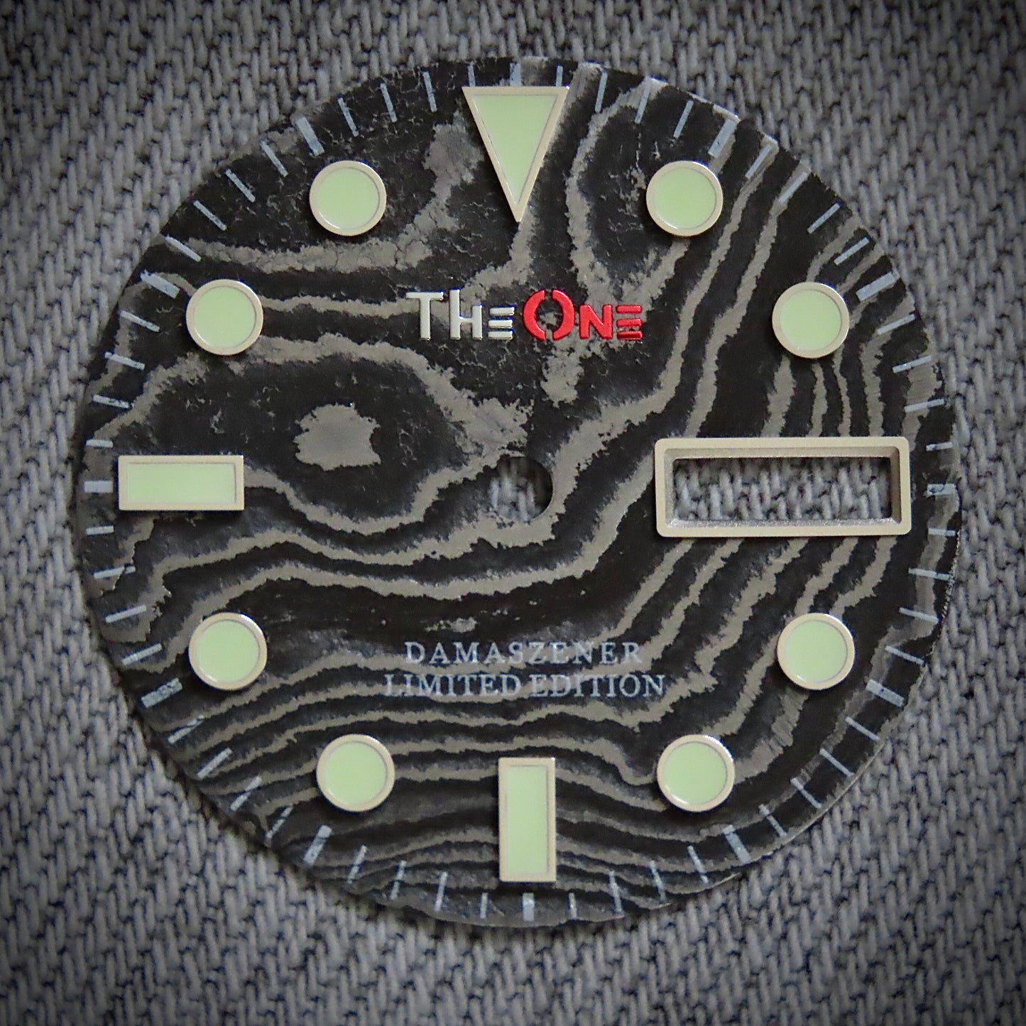 Dial Maker - Dark Damascus Dial for Seiko NH35/36 Movements