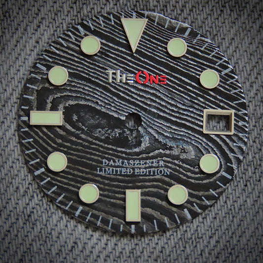 Dial Maker - Dark Damascus Dial for Seiko NH35/36 Movements