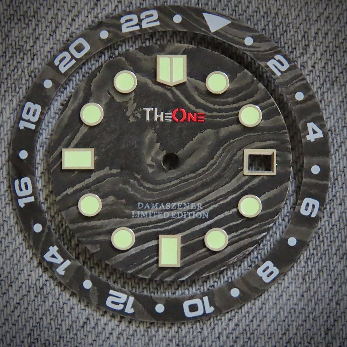 Dial Maker - Dark Damascus Dial