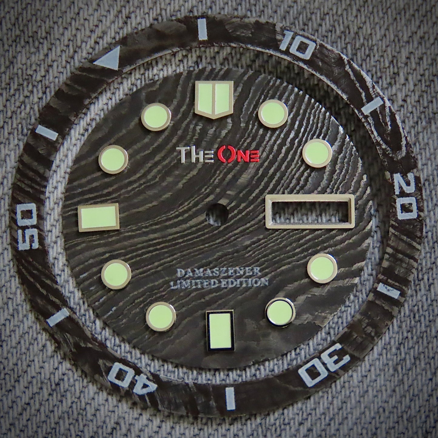 Dial Maker - Dark Damascus Dial