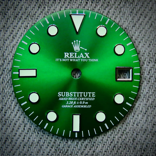 Dial Maker - Sunburst Green Relax Dial