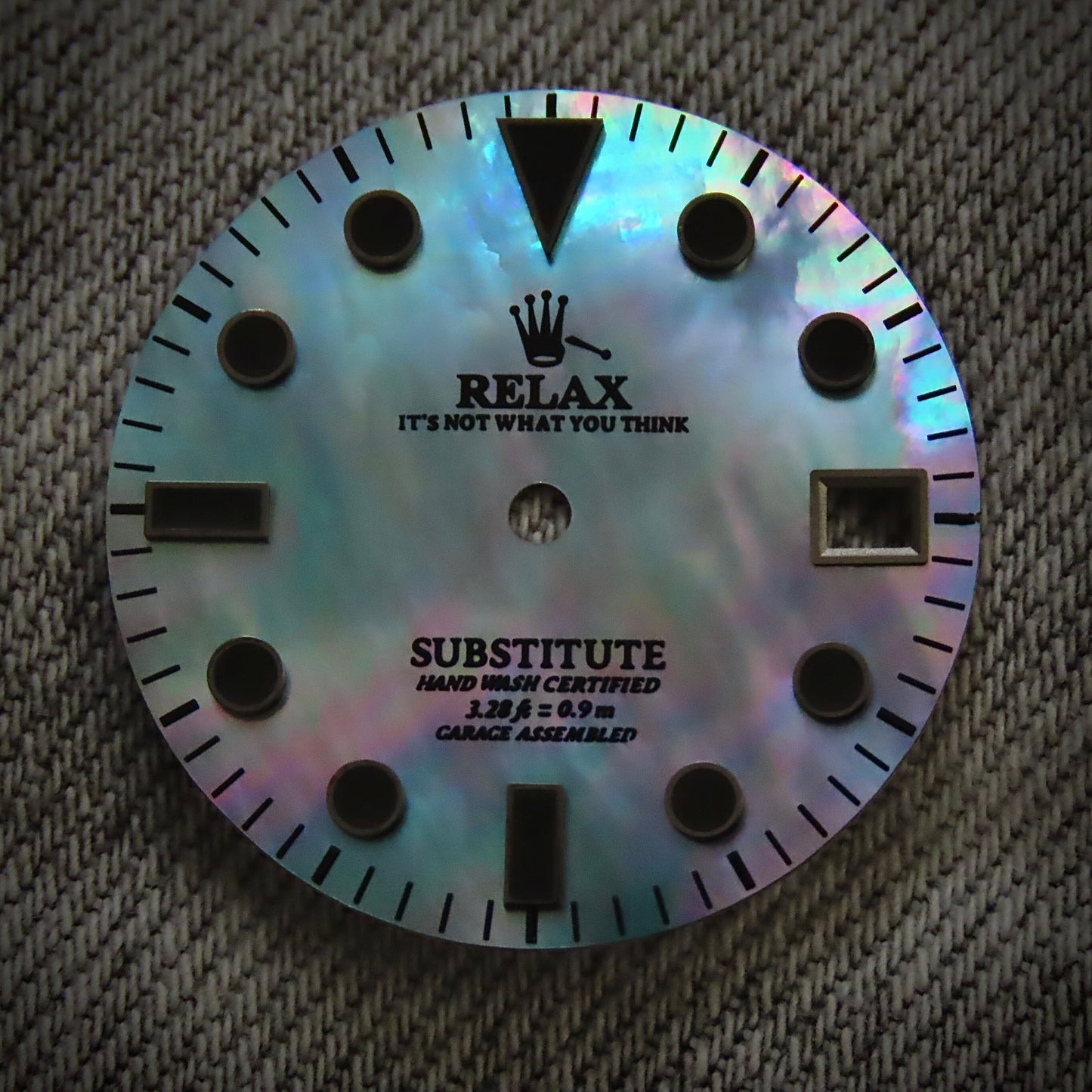 Dial maker - Full Spectrum MOP (Mother of Pearl) Relax Dial