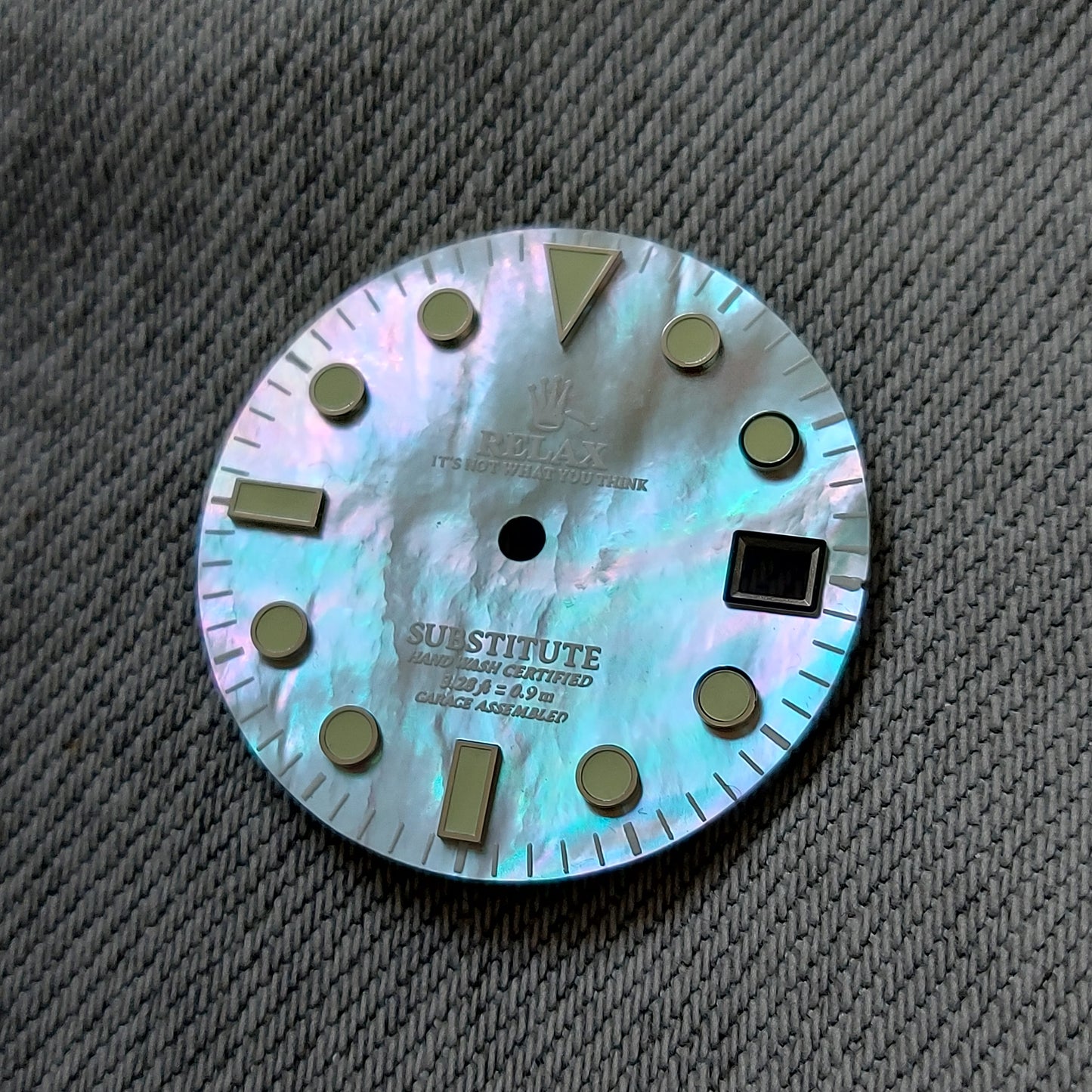 Dial maker - White MOP (Mother of Pearl) Relax Dial