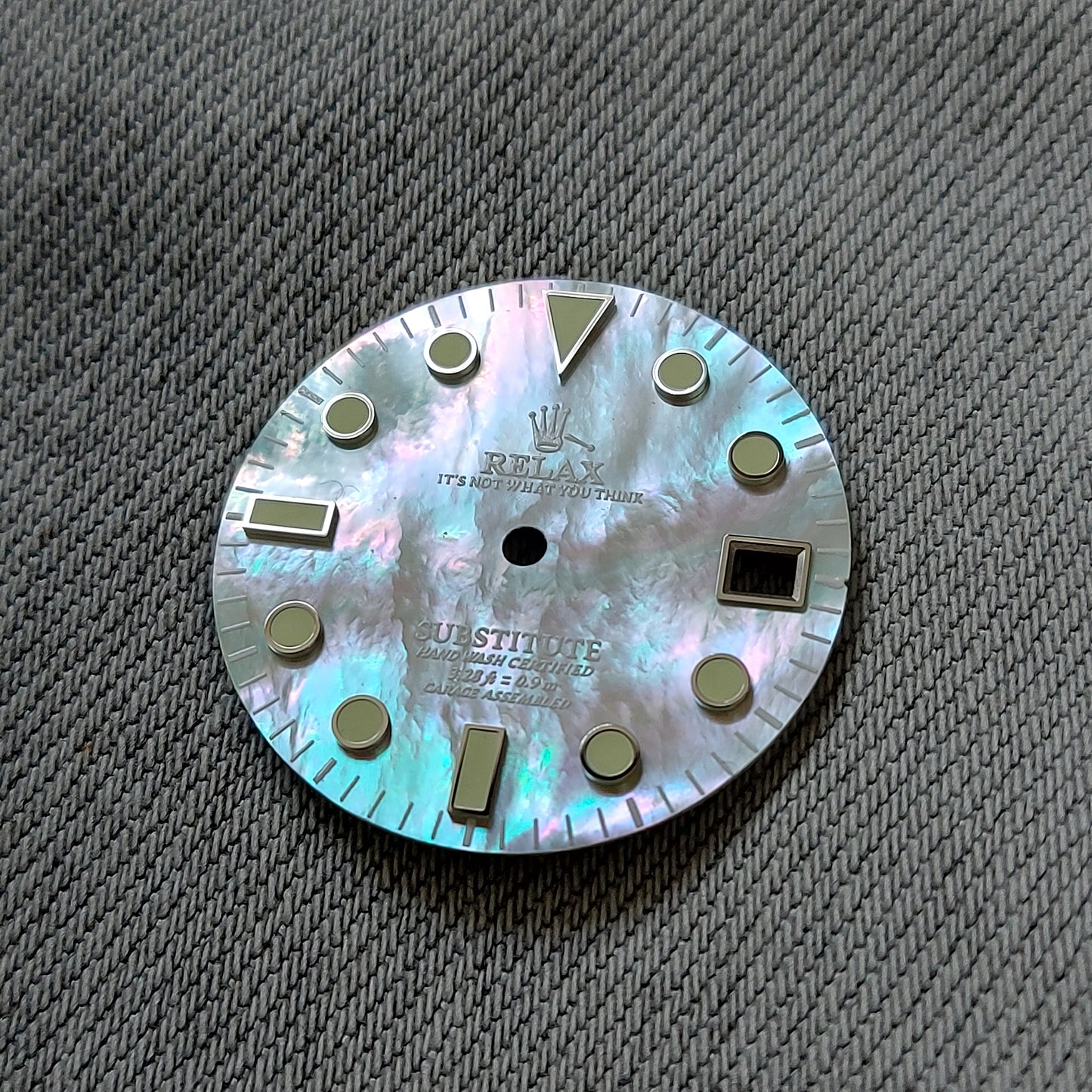 Dial maker - White MOP (Mother of Pearl) Relax Dial