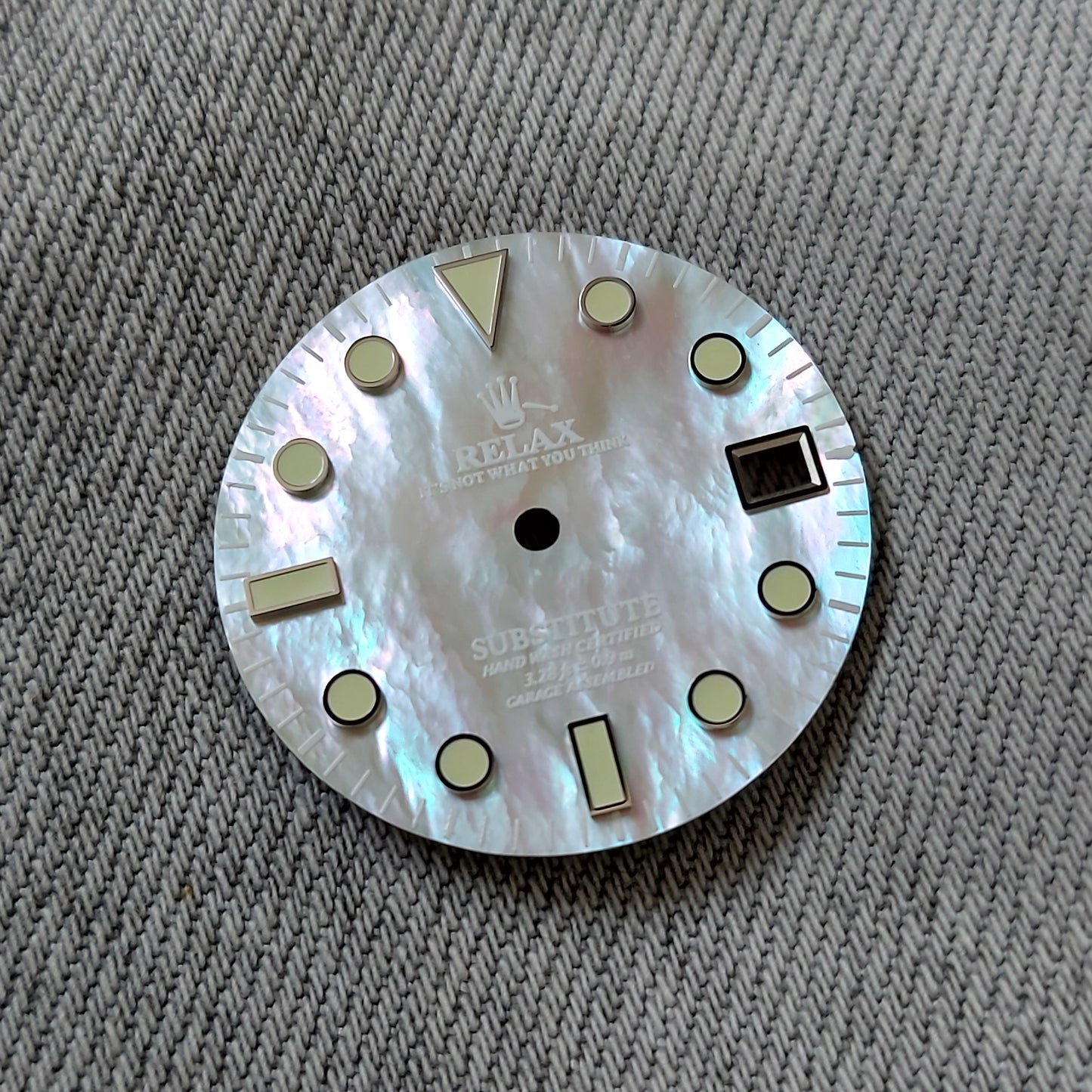 Dial maker - White MOP (Mother of Pearl) Relax Dial