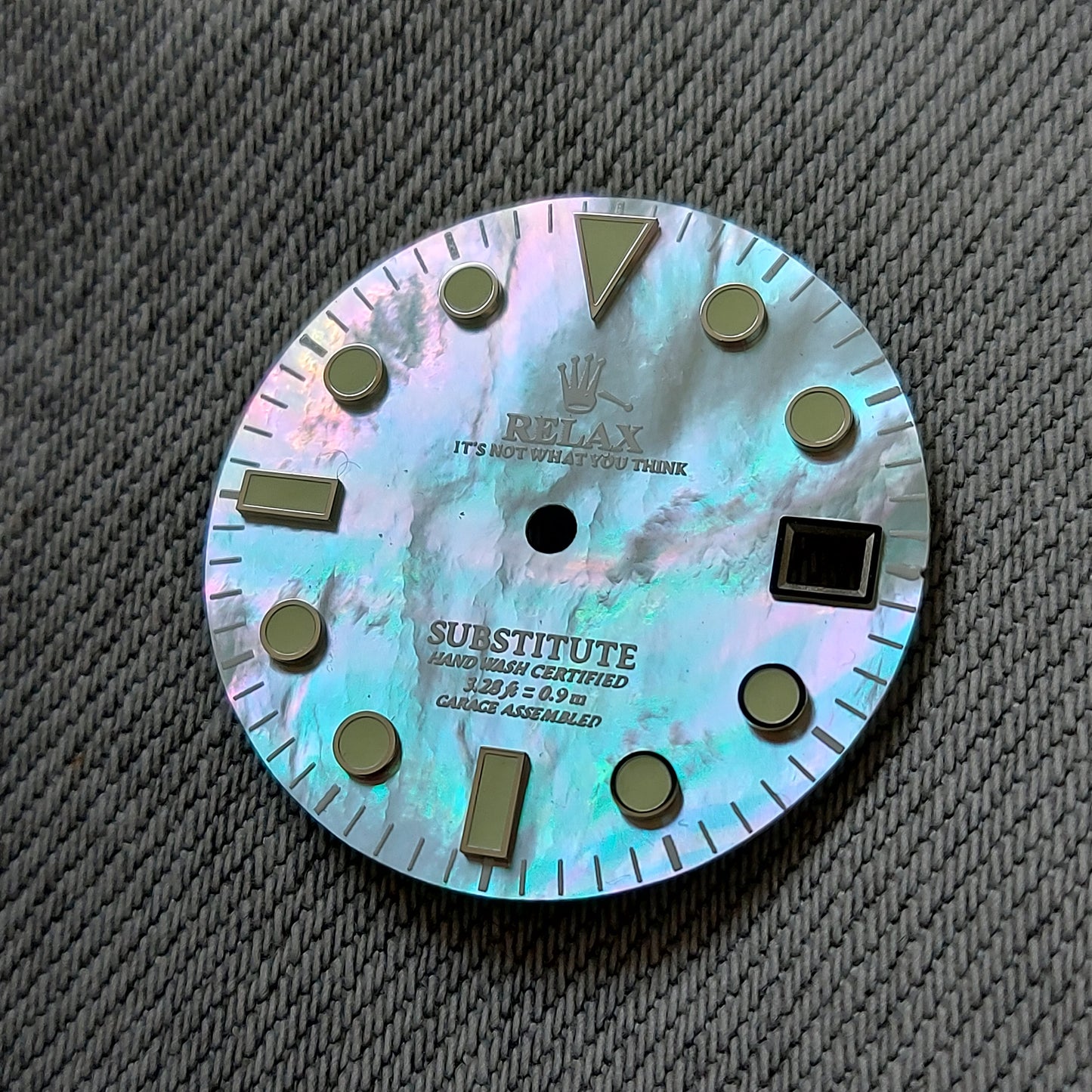 Dial maker - White MOP (Mother of Pearl) Relax Dial