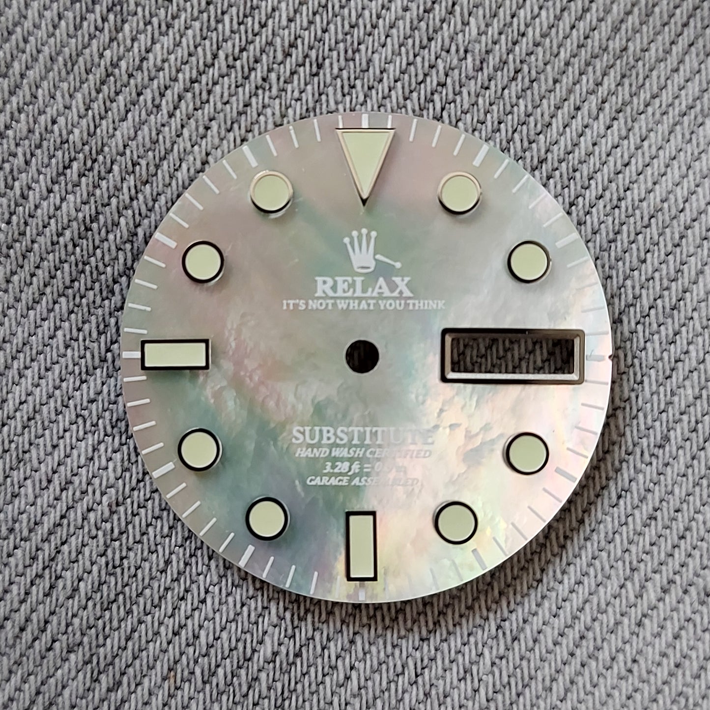 Dial maker - White MOP (Mother of Pearl) Relax Dial