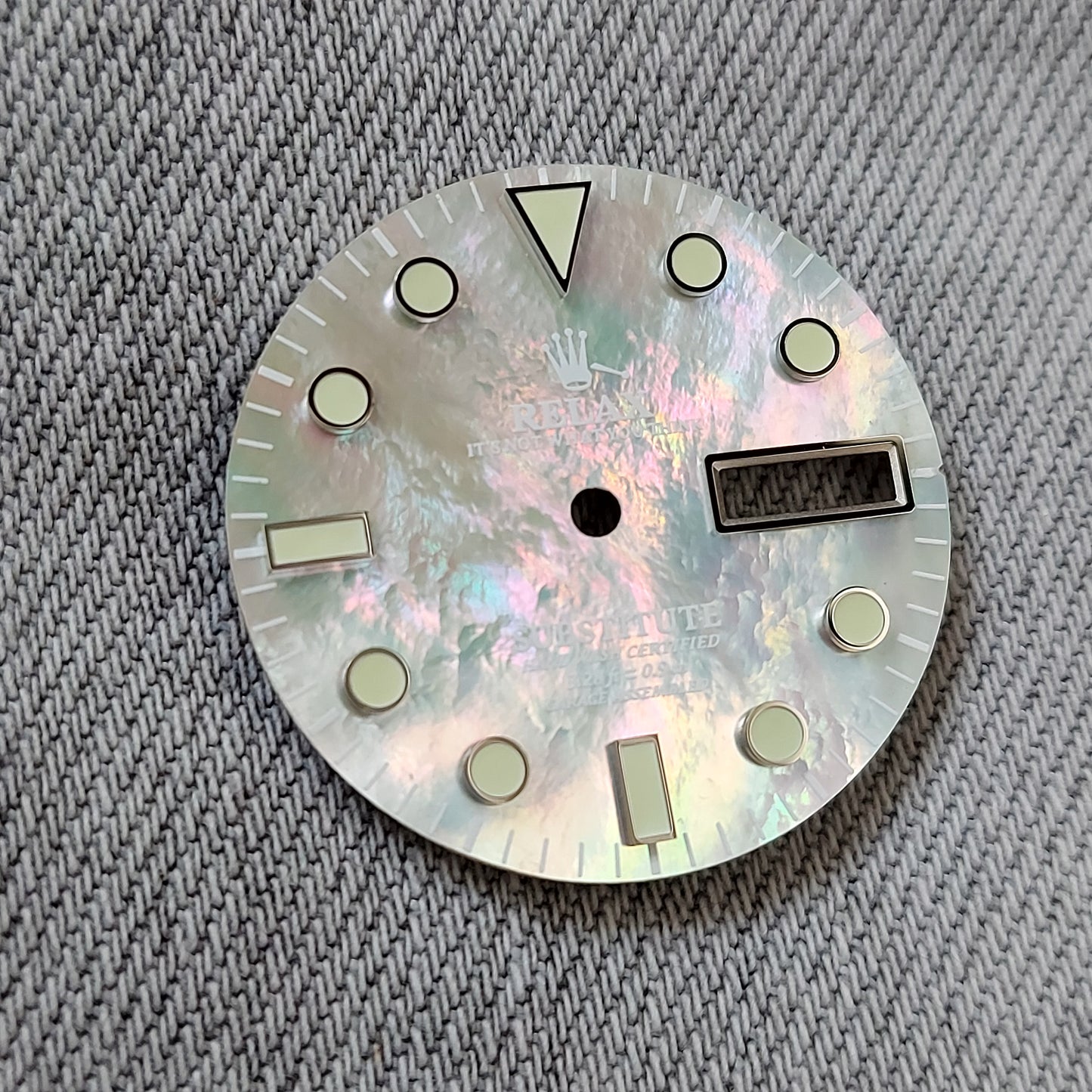 Dial maker - White MOP (Mother of Pearl) Relax Dial