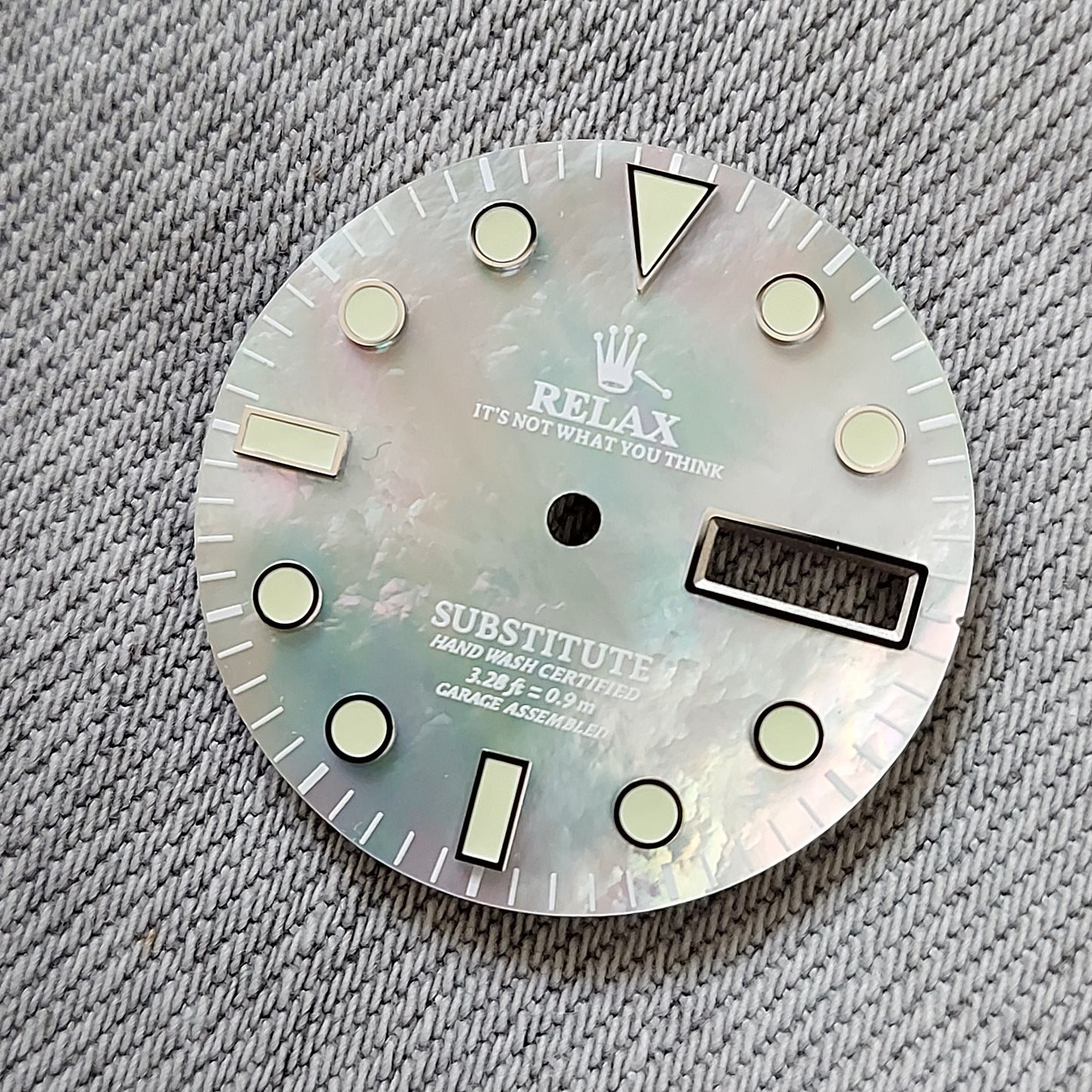 Dial maker - White MOP (Mother of Pearl) Relax Dial