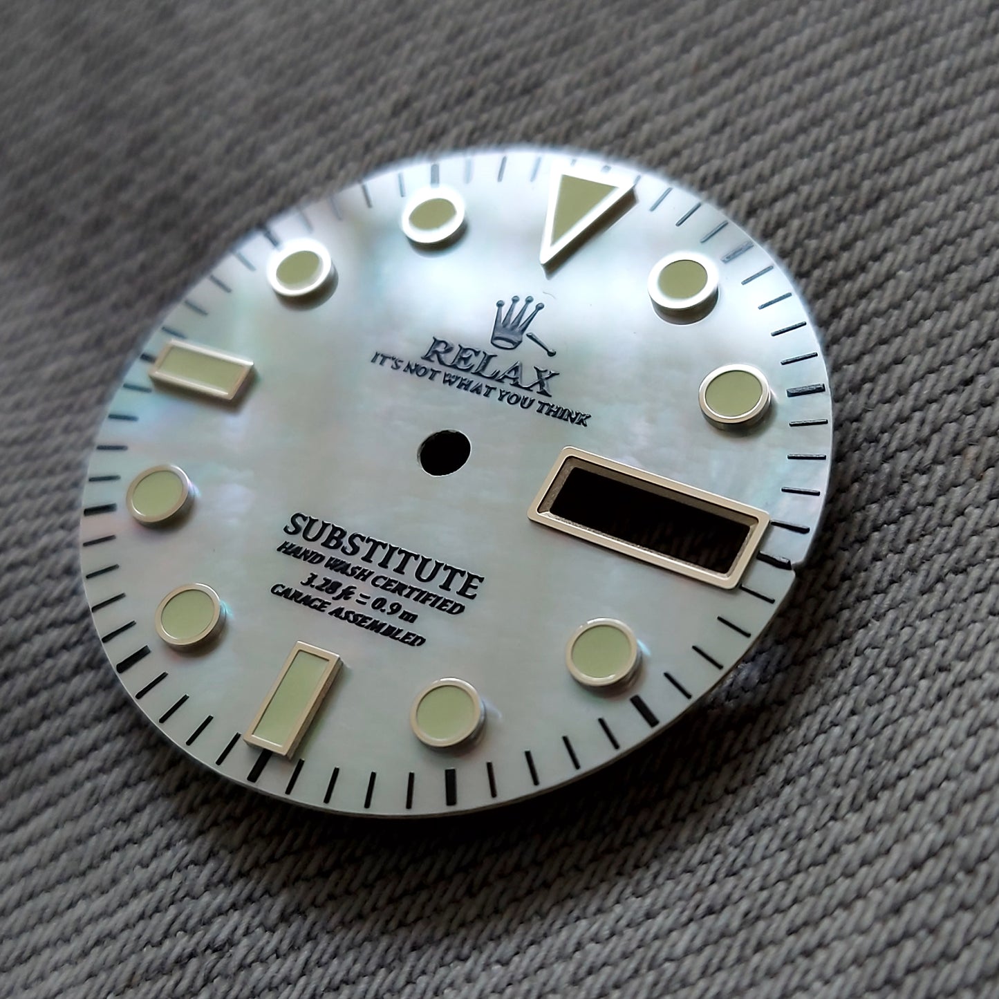 Dial maker - MOP (Mother of Pearl) Relax Dial