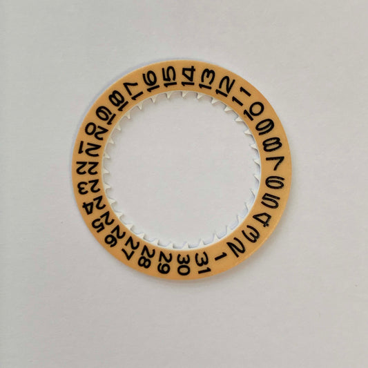 Dial maker - NH35/36A Day/ Date Kanji Wheel Disc Full BEIGE lume