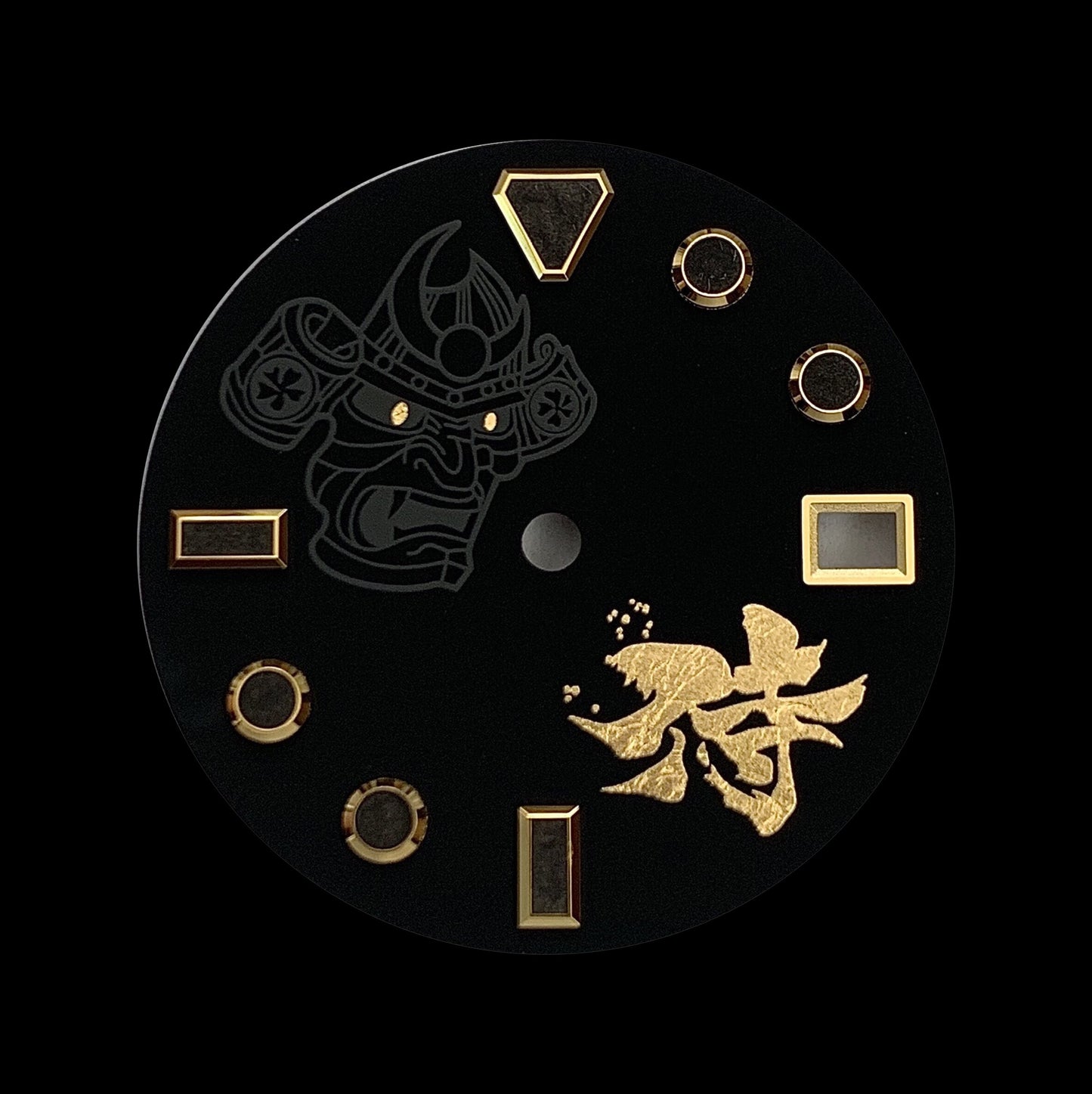 Dial maker - Matte Black Dial With Gold Leaf