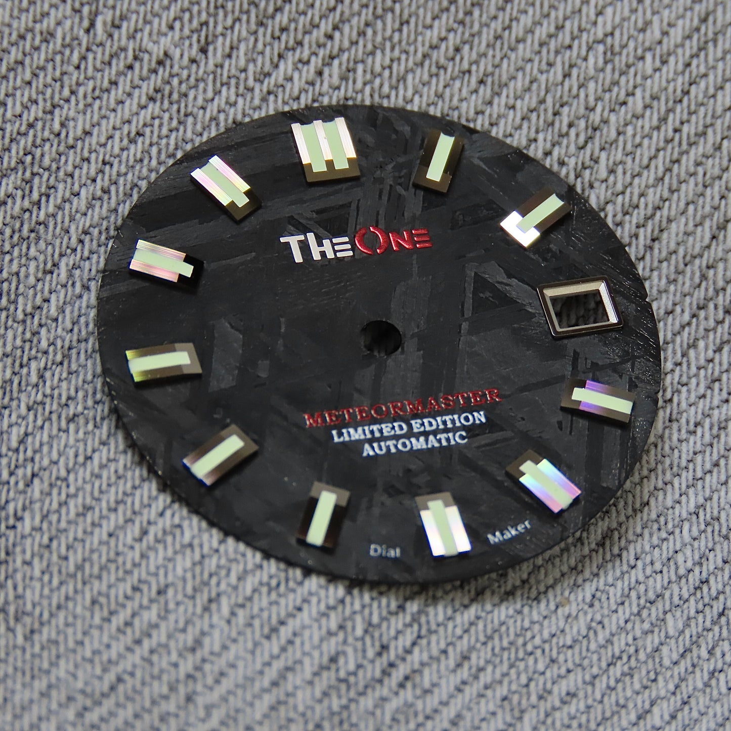 Dial maker - Black Meteorite Dial
