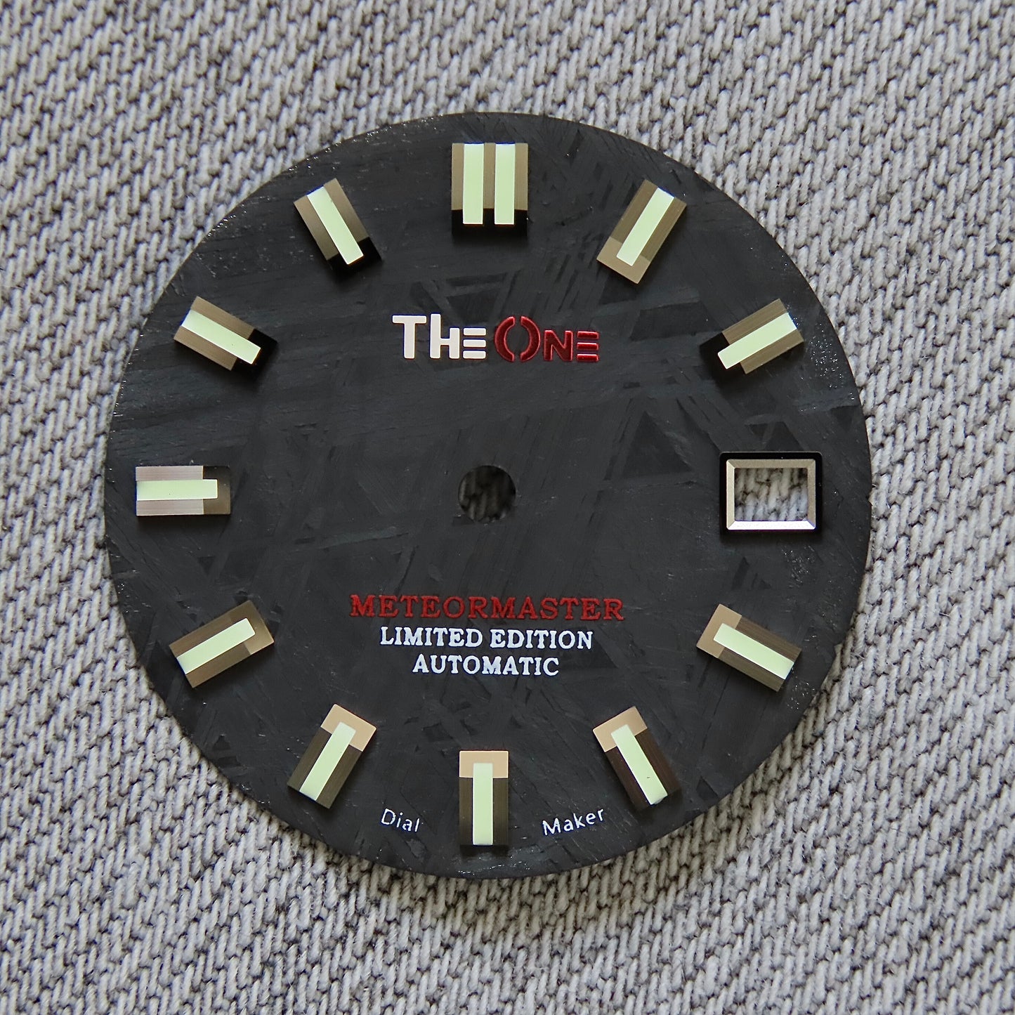 Dial maker - Black Meteorite Dial