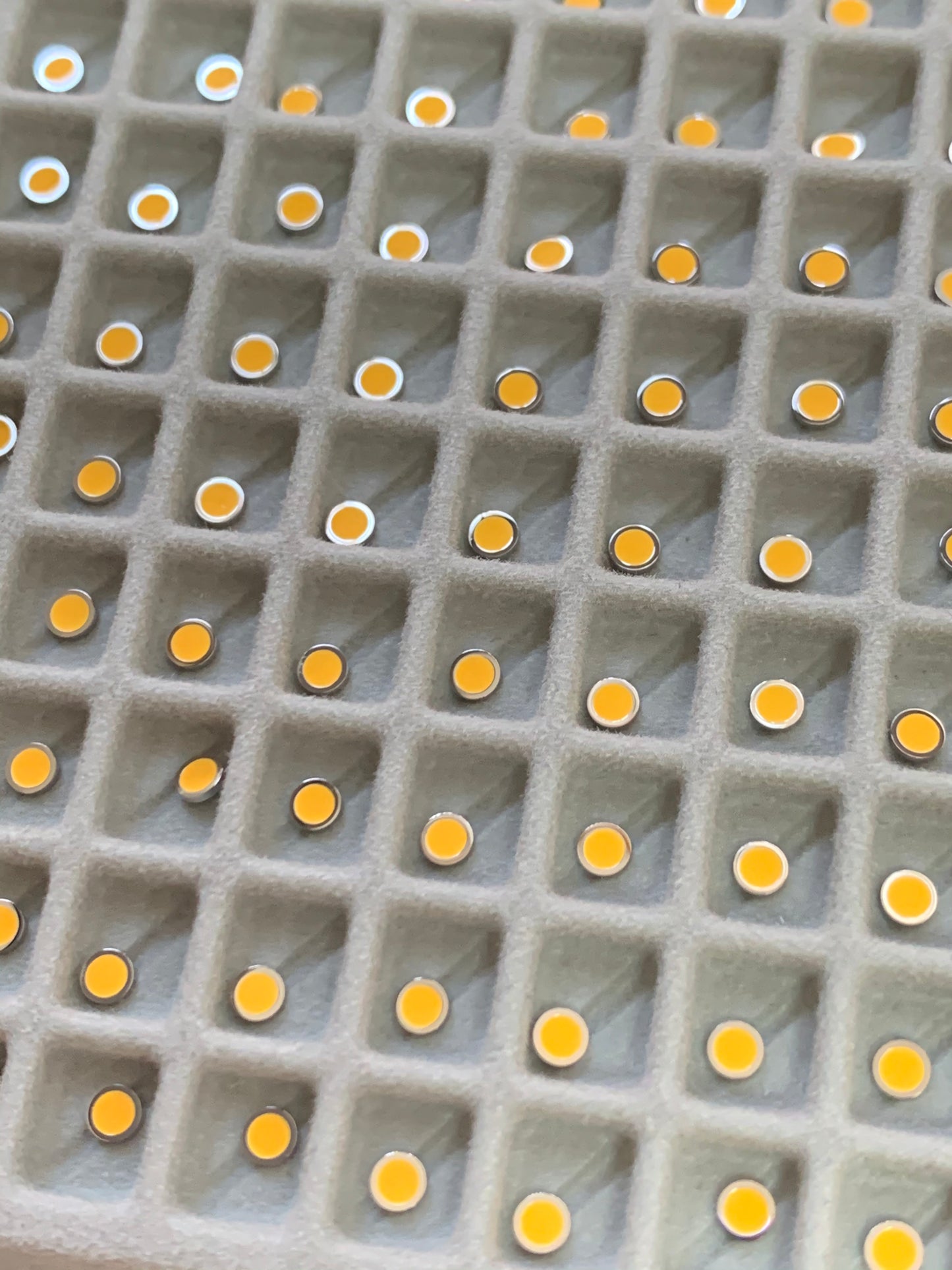 Dial maker - Silver Indices with yellow Swiss super Luminova
