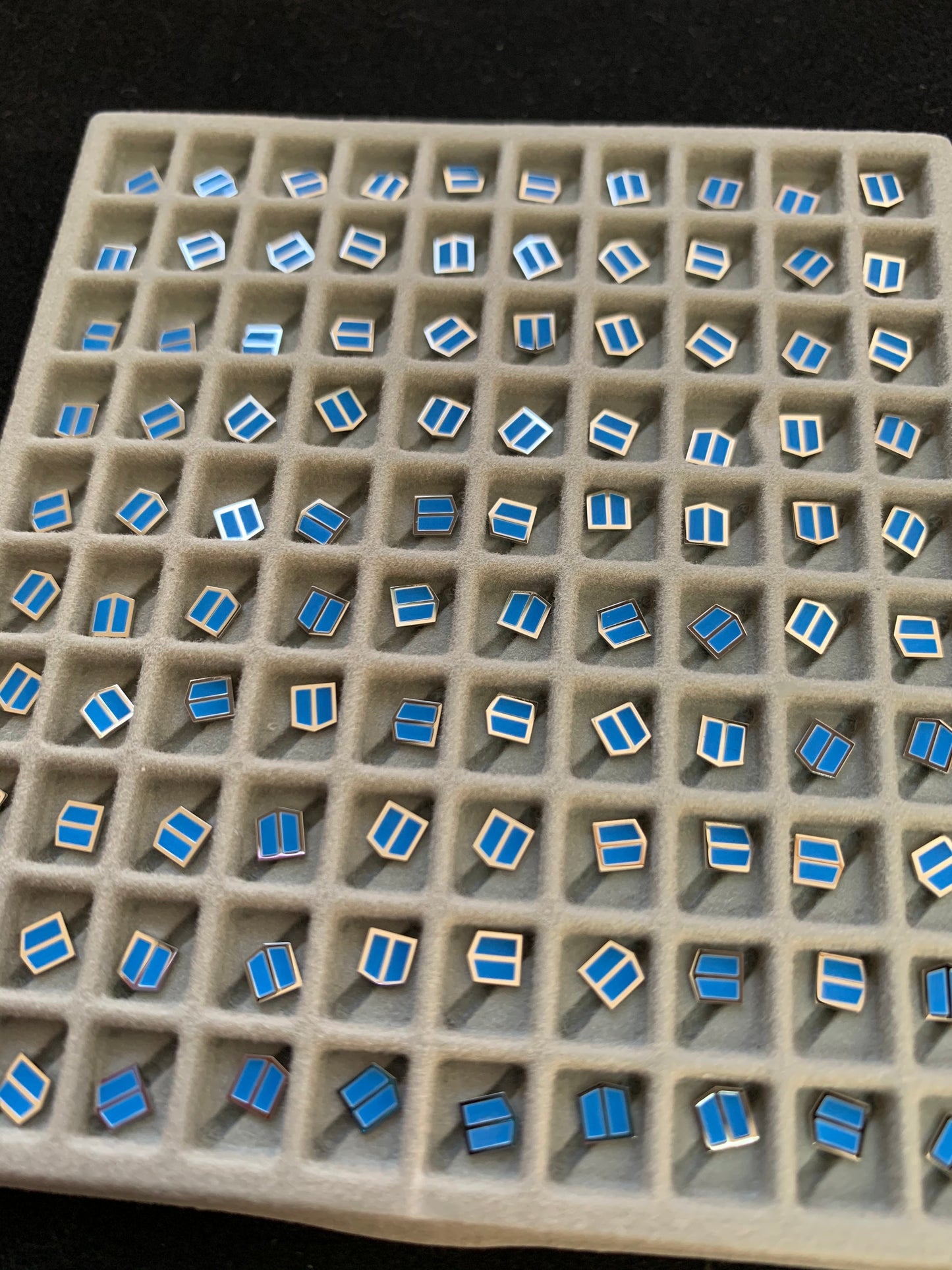 Dial maker - Silver Indices with Blue Swiss super Luminova