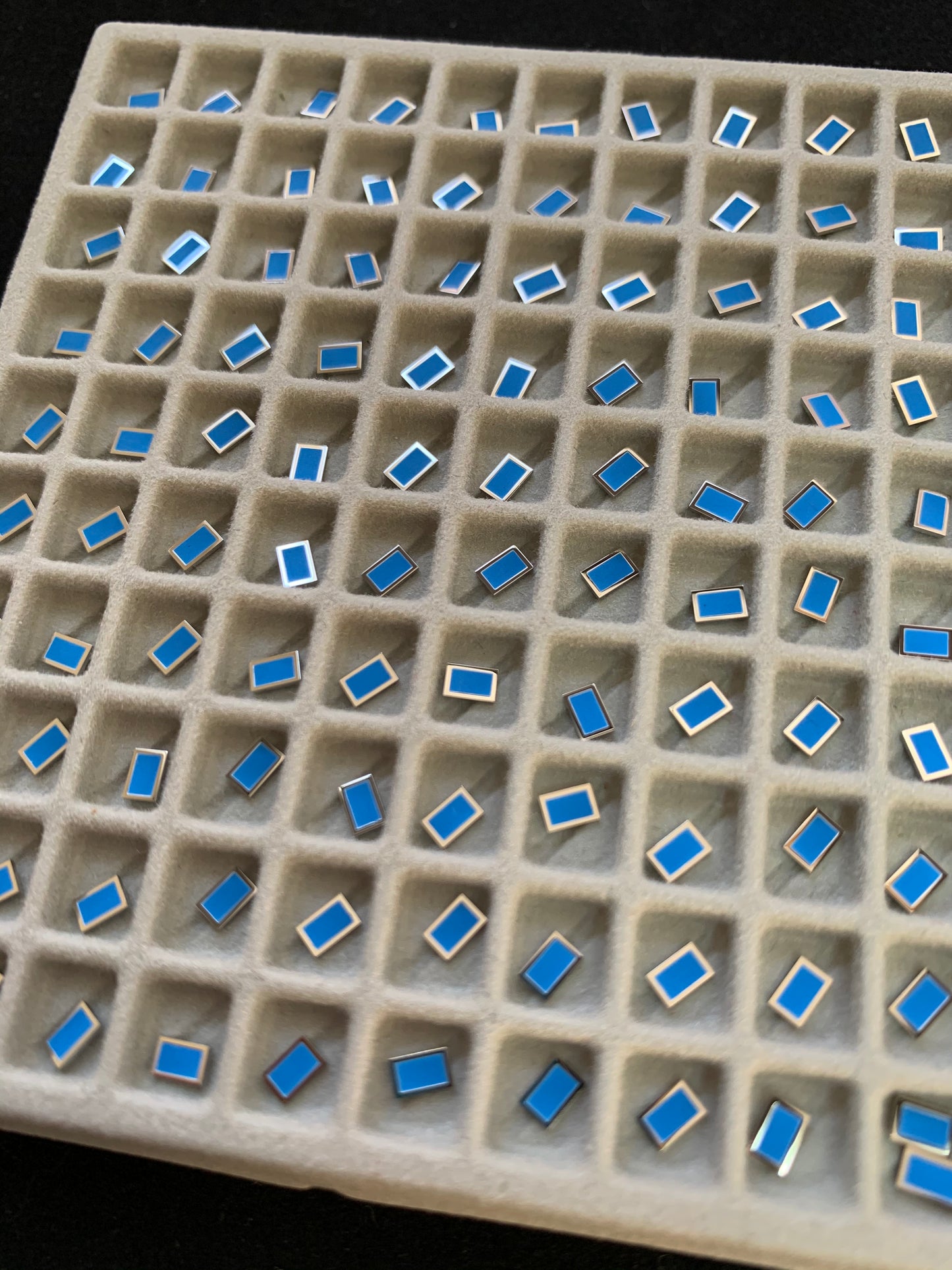 Dial maker - Silver Indices with Blue Swiss super Luminova