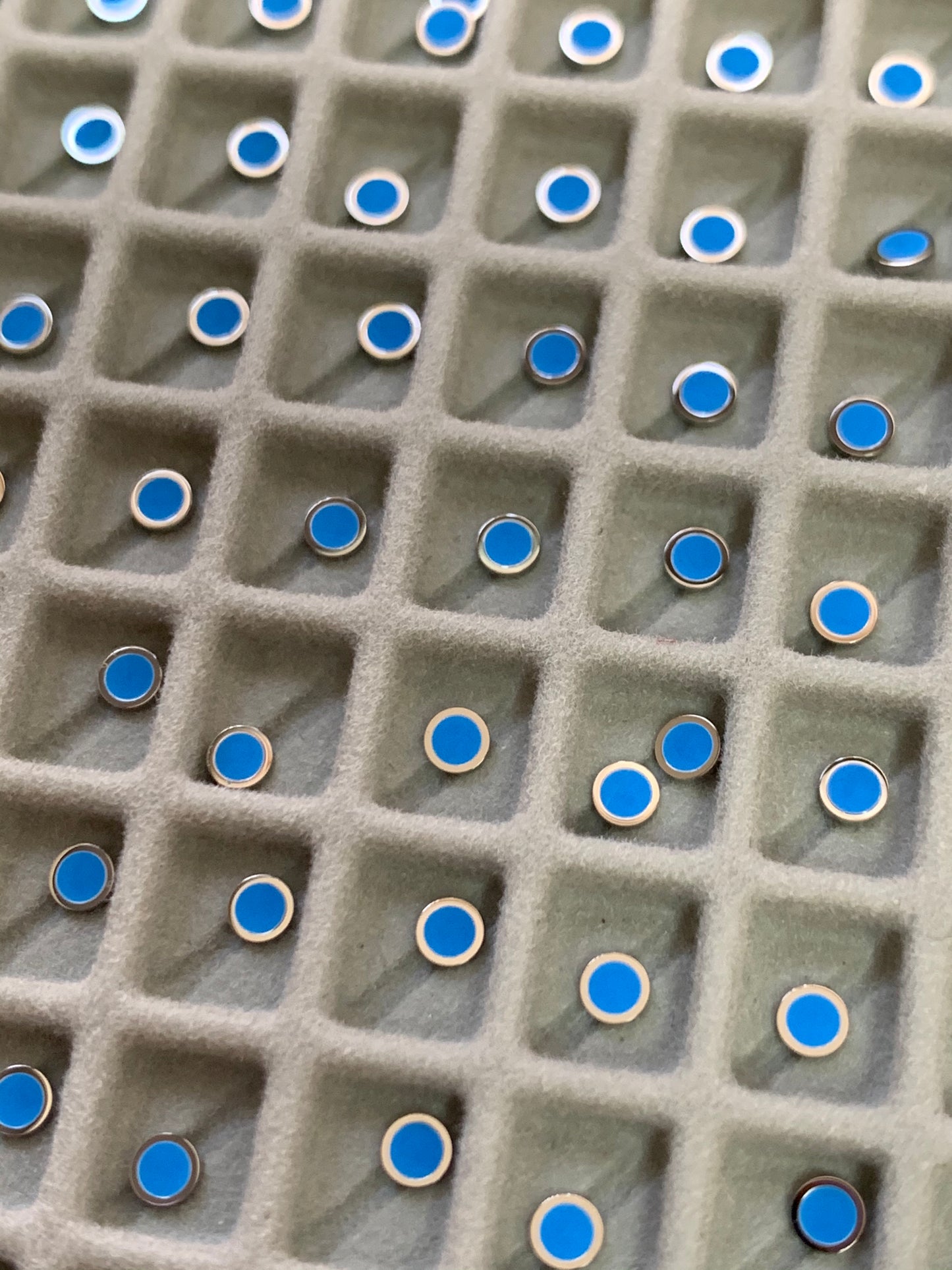 Dial maker - Silver Indices with Blue Swiss super Luminova