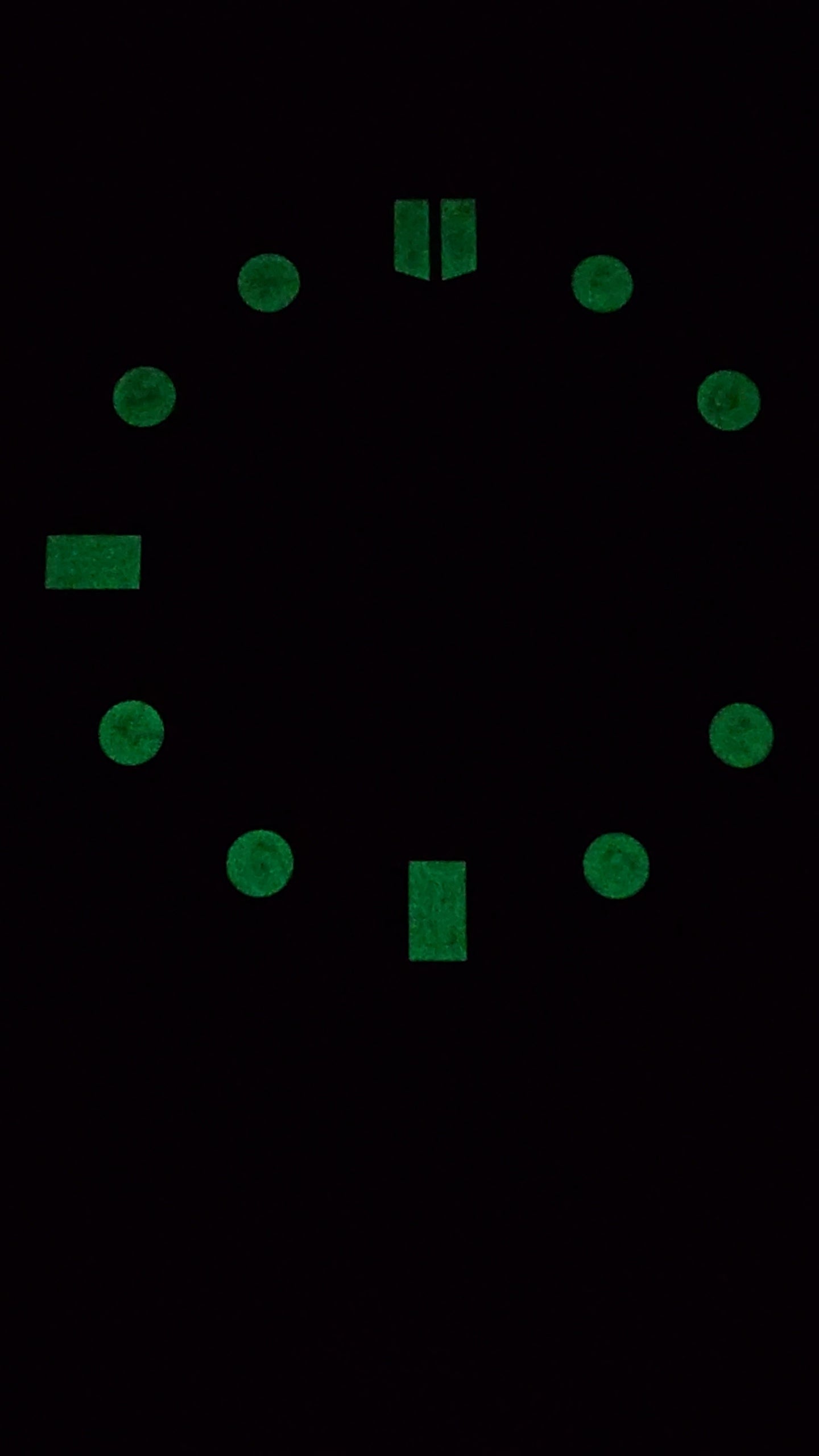 Dial maker - Black Indices with Black Swiss super Luminova