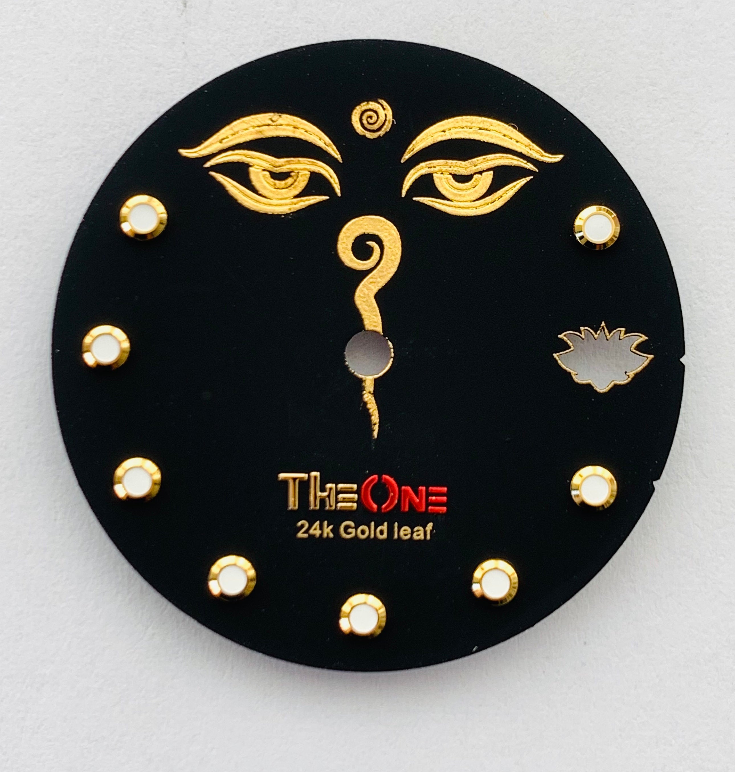 Dial maker - Matt Black Dial With Gold Leaf – dial maker shop
