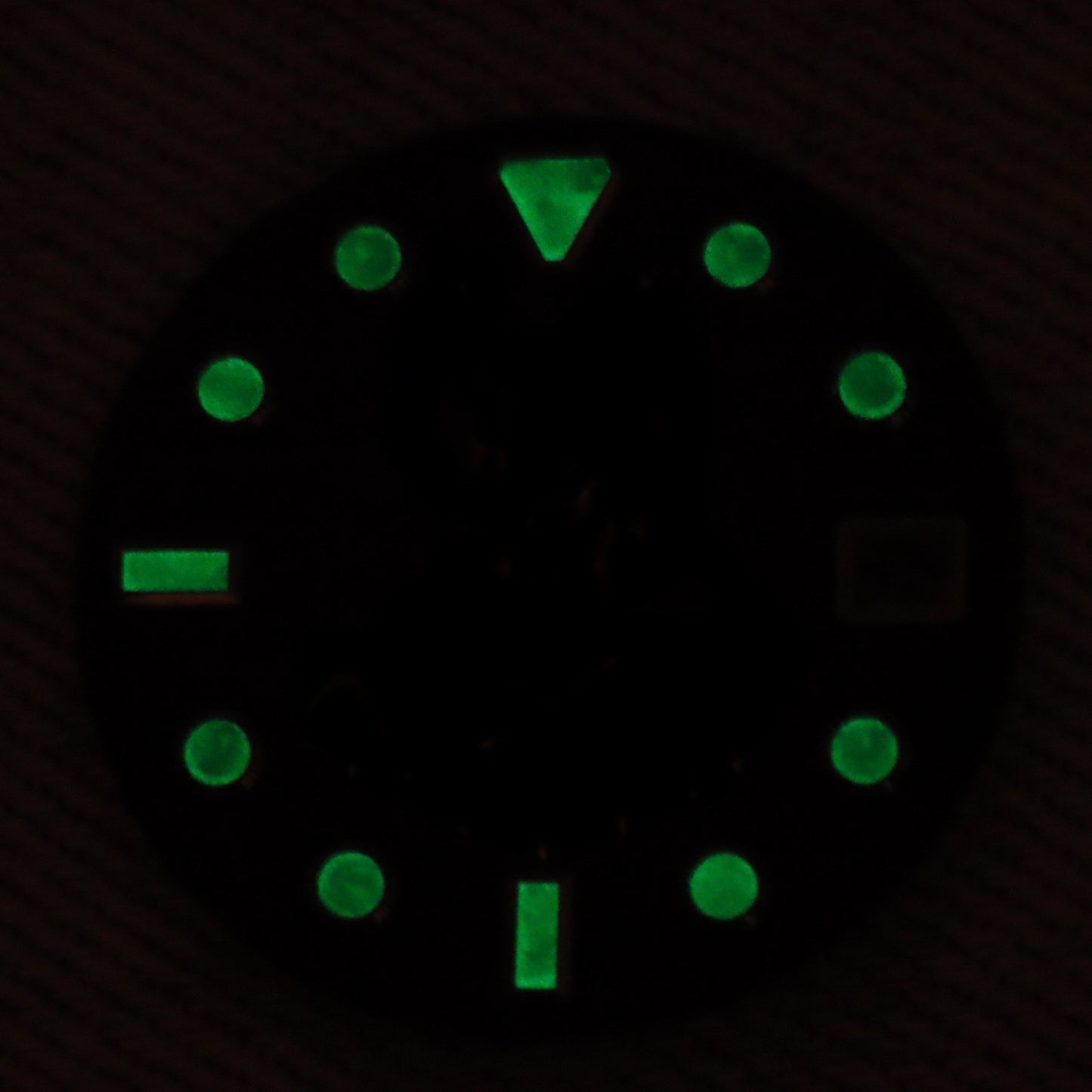 Dial maker - Matt black panther dial with gold leaf