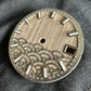 Dial Maker - Natural Wooden / Seigaiha Wave Dial  for NH35  Movement Custom Mod
