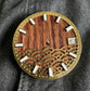Dial Maker - Natural Wooden / Seigaiha Wave Dial  for NH35  Movement Custom Mod