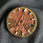 Dial Maker - Natural Wooden / Seigaiha Wave Dial  for NH35  Movement Custom Mod